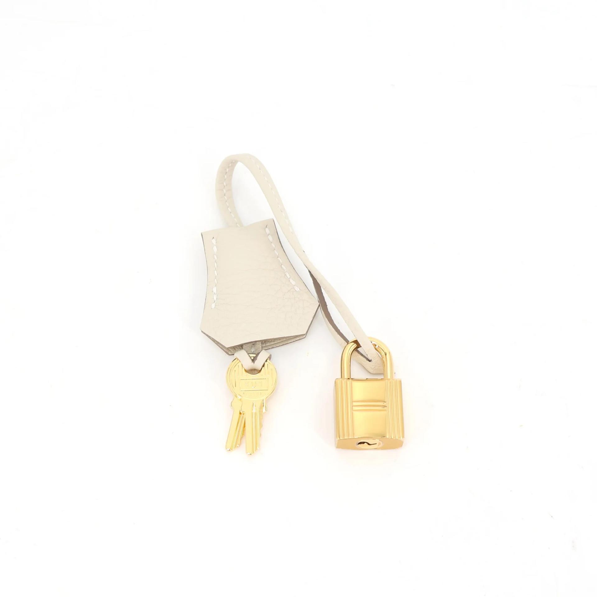 Brand New ( Rank N ) HERMÈS Birkin 25 Craie (10) Togo Gold hardware G (2026) - 16