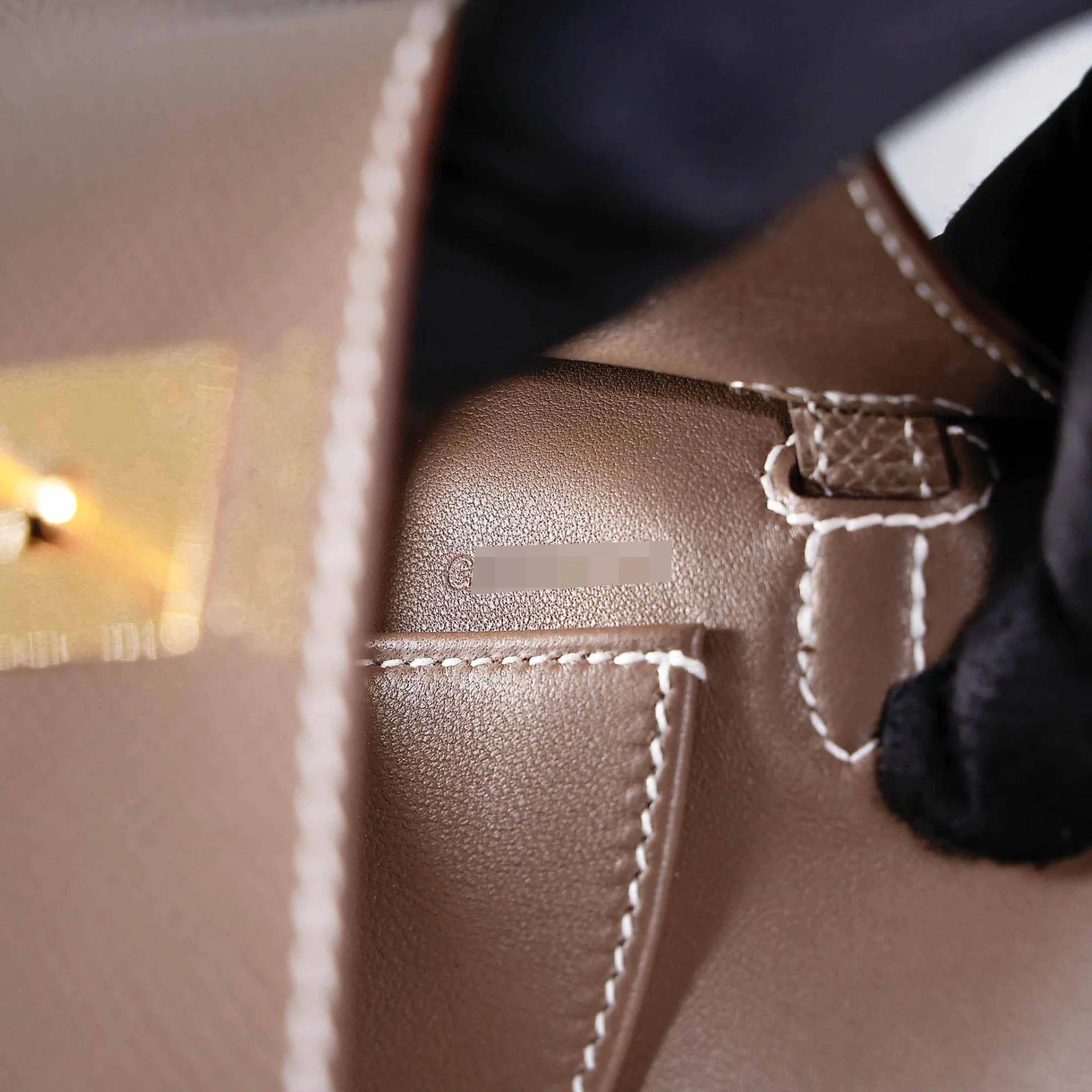 Brand New ( Rank N ) HERMÈS Mini Kelly II Etoupe (18) Epsom Gold hardware G (2026) - 14