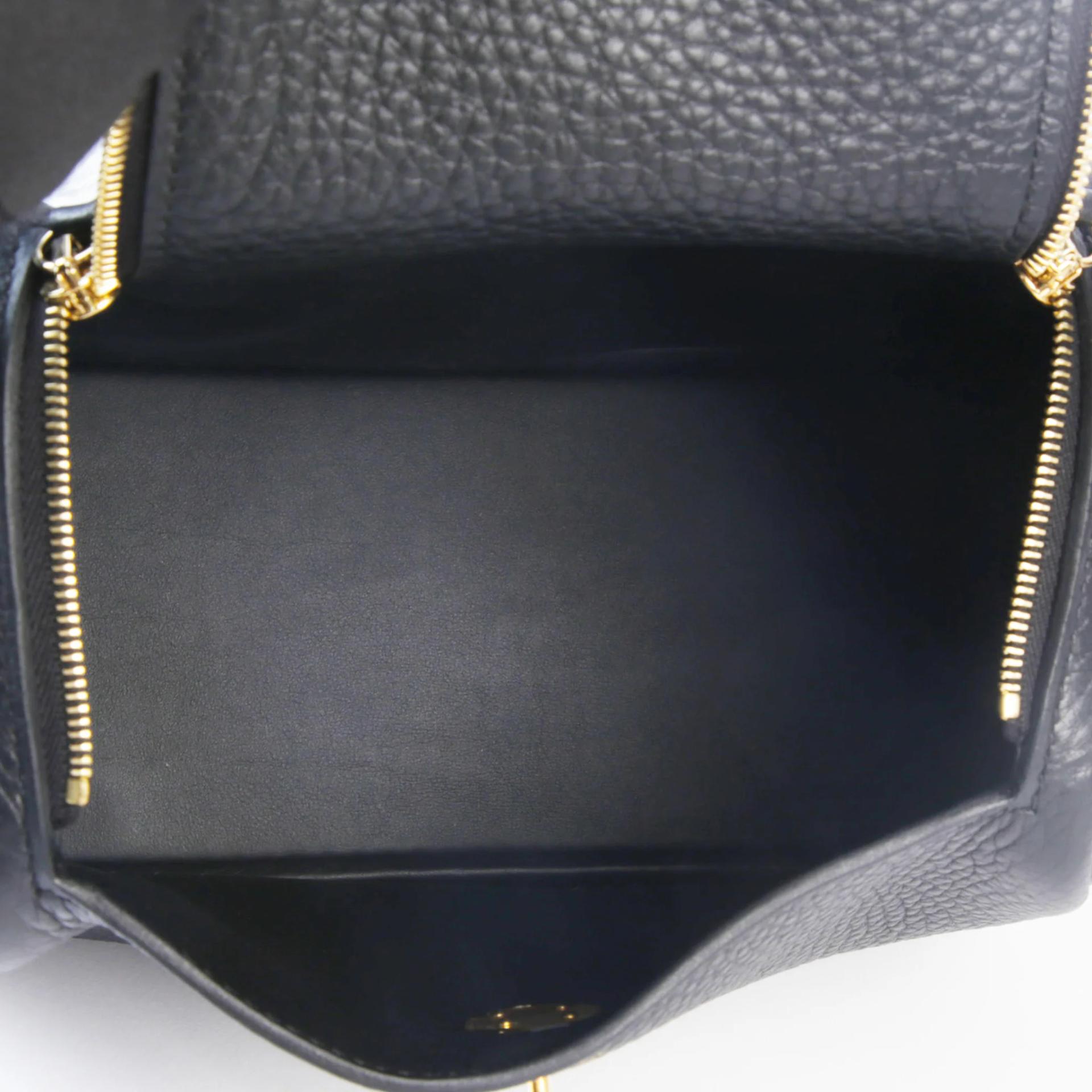 Brand New ( Rank N ) HERMÈS Mini Lindy Noir (89) Clemence Gold hardware G (2026) - 10