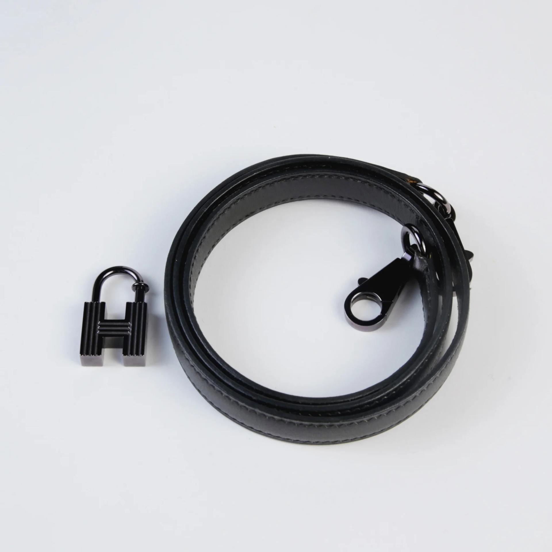 A美品 HERMÈS 愛馬仕 Kelly 32 外縫 Box Moon Light 89 黑色 Noir (Black) Box牛皮 烏金扣 □D刻 2000年 - 13