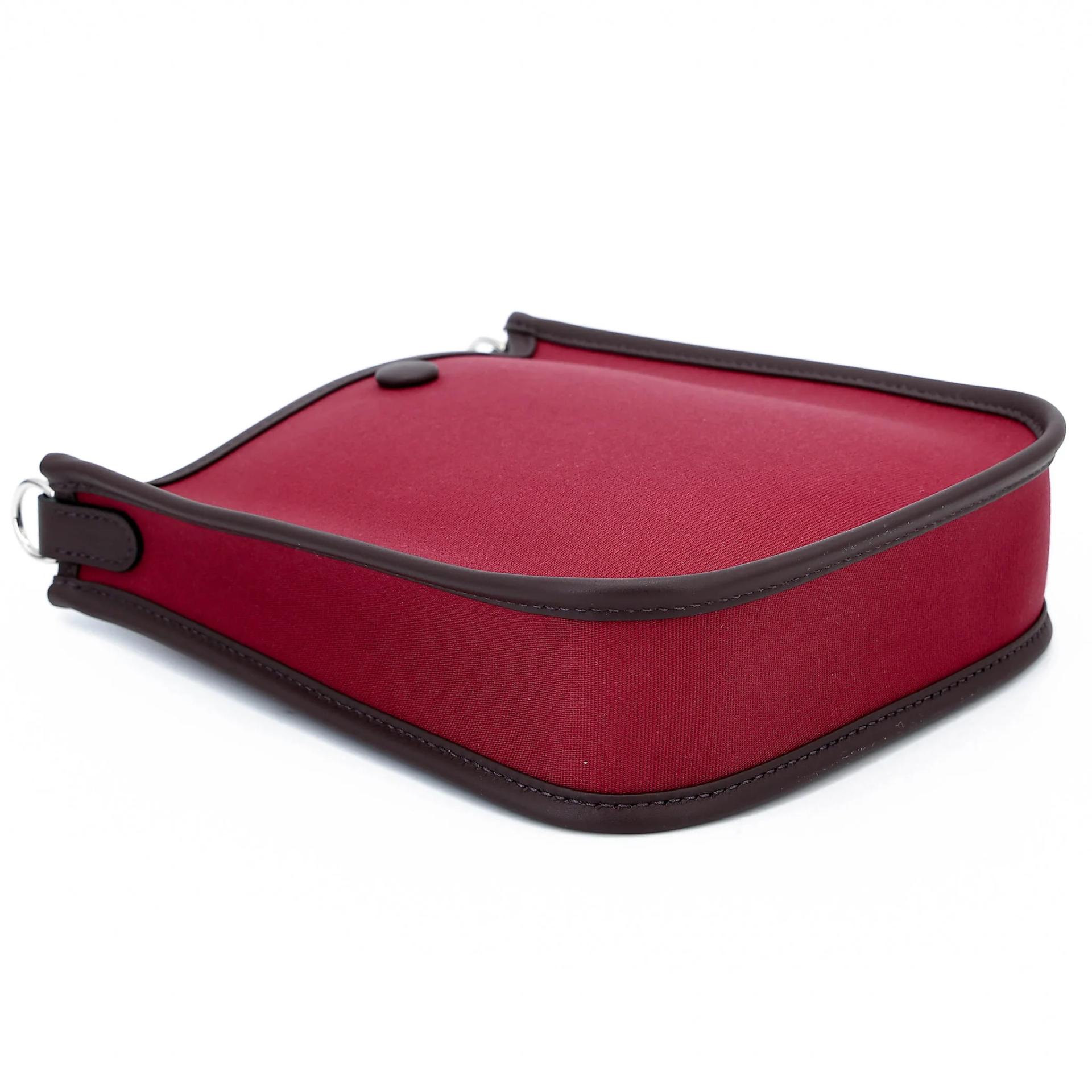 ランク NS 未使用品 HERMÈS エルメス ネオエブリン TPM ルビー (B5) ブルーザンジバル (B3) ルージュセリエ (0G) トワルオフィシェ スイフト シルバー金具 W刻印 (2024) - 6
