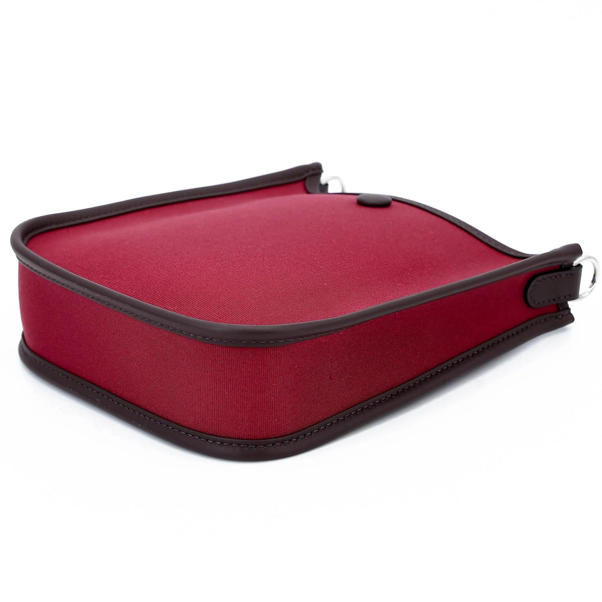 ランク NS 未使用品 HERMÈS エルメス ネオエブリン TPM ルビー (B5) ブルーザンジバル (B3) ルージュセリエ (0G) トワルオフィシェ スイフト シルバー金具 W刻印 (2024) - 5