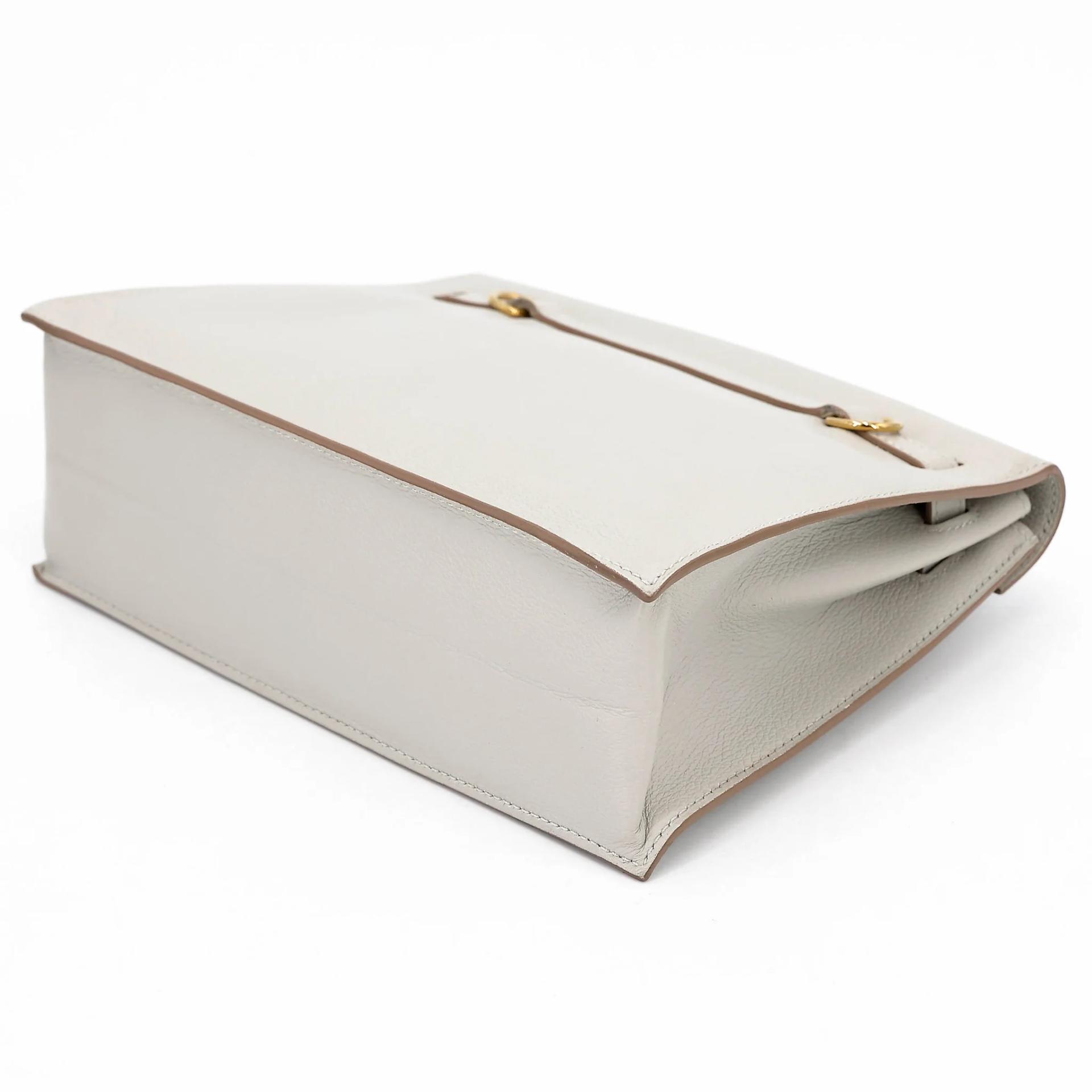 Very Good ( Rank A) HERMÈS Kelly Danse Gris Perle (80) Evercolor Gold hardware D (2019) - 5