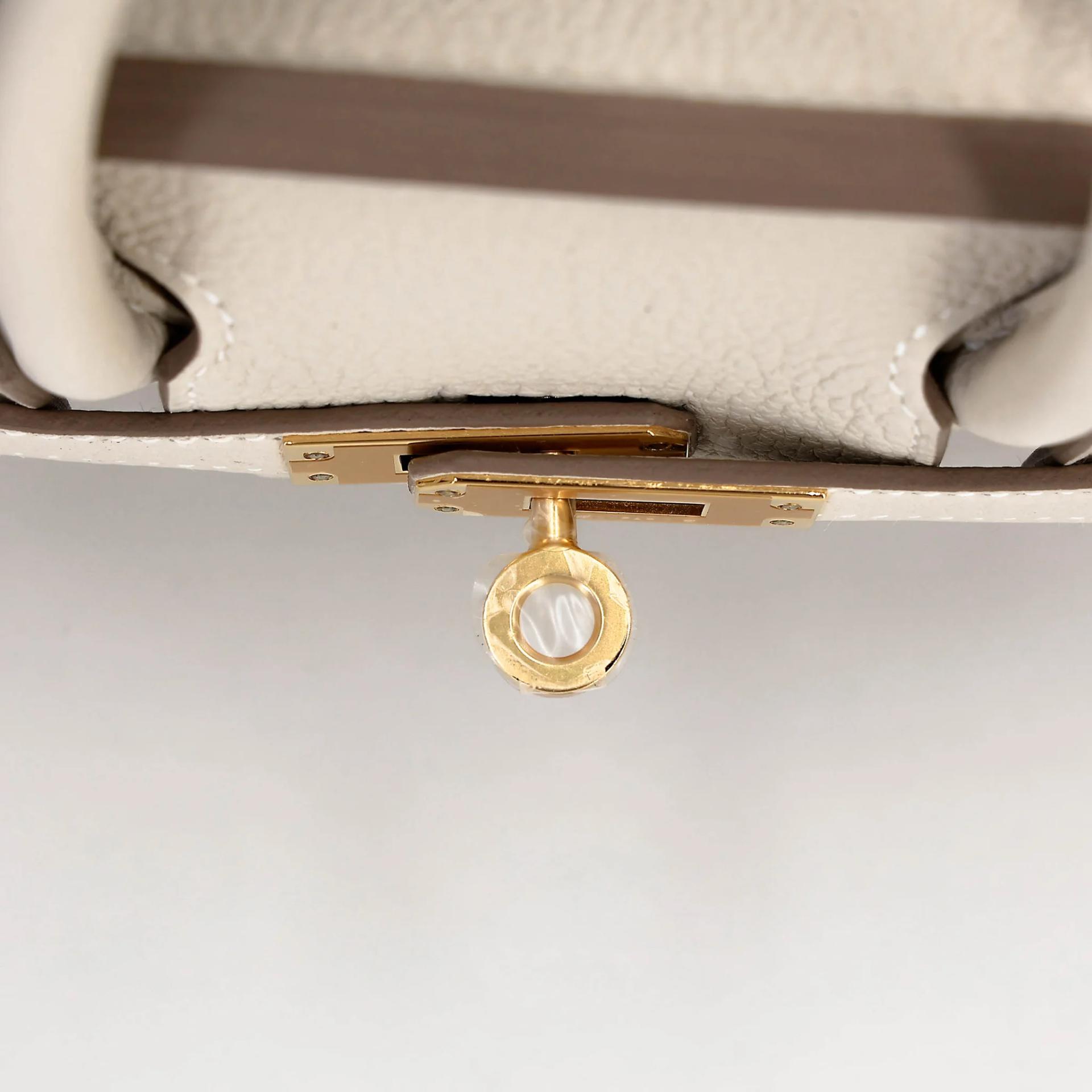 ランク N 新品 HERMÈS エルメス バーキン25 クレ (10) トゴ ゴールド金具 K刻印 (2025) - 9
