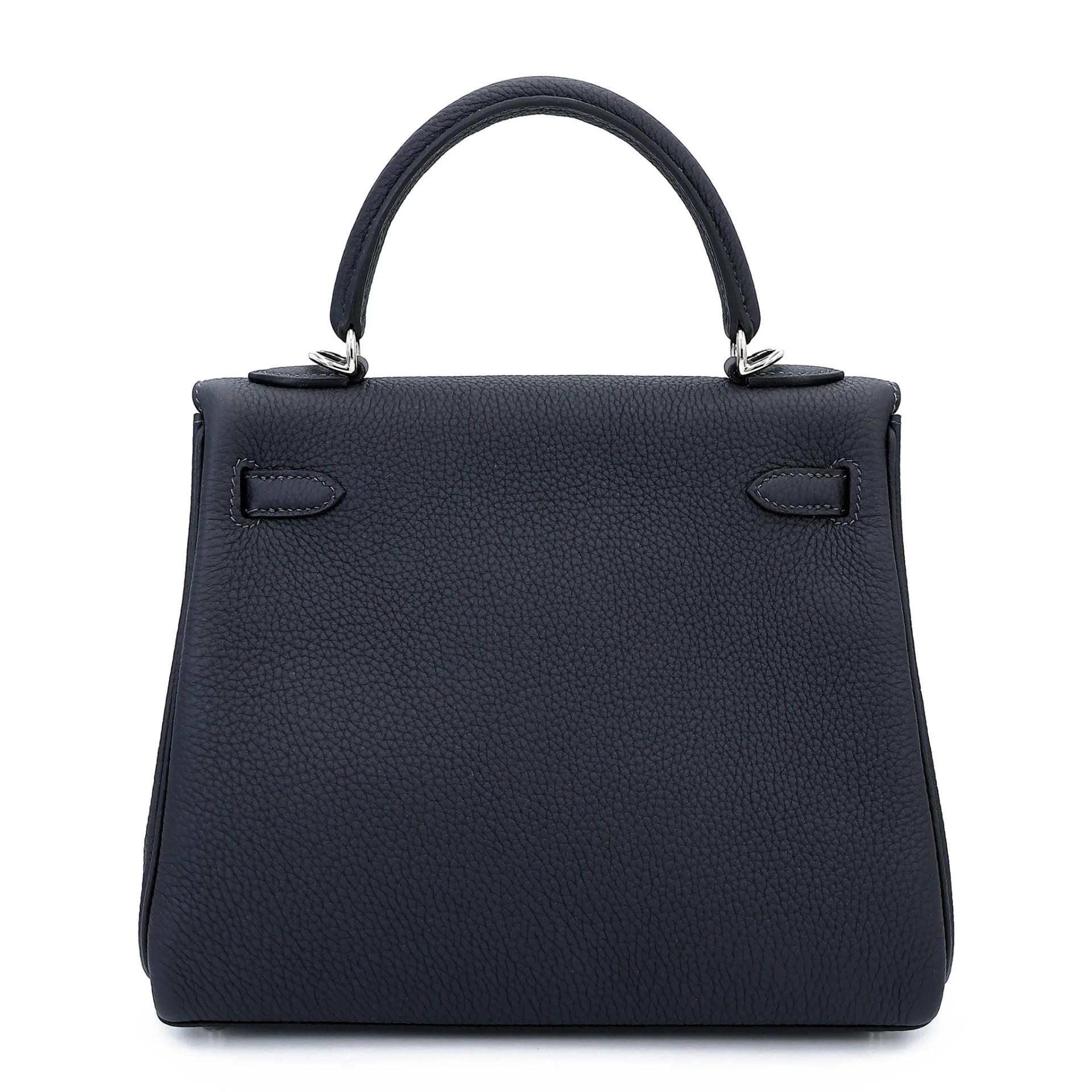 Brand New ( Rank N ) HERMÈS Kelly 25 Caban (3Y) Togo Palladium hardware W (2024) - 2