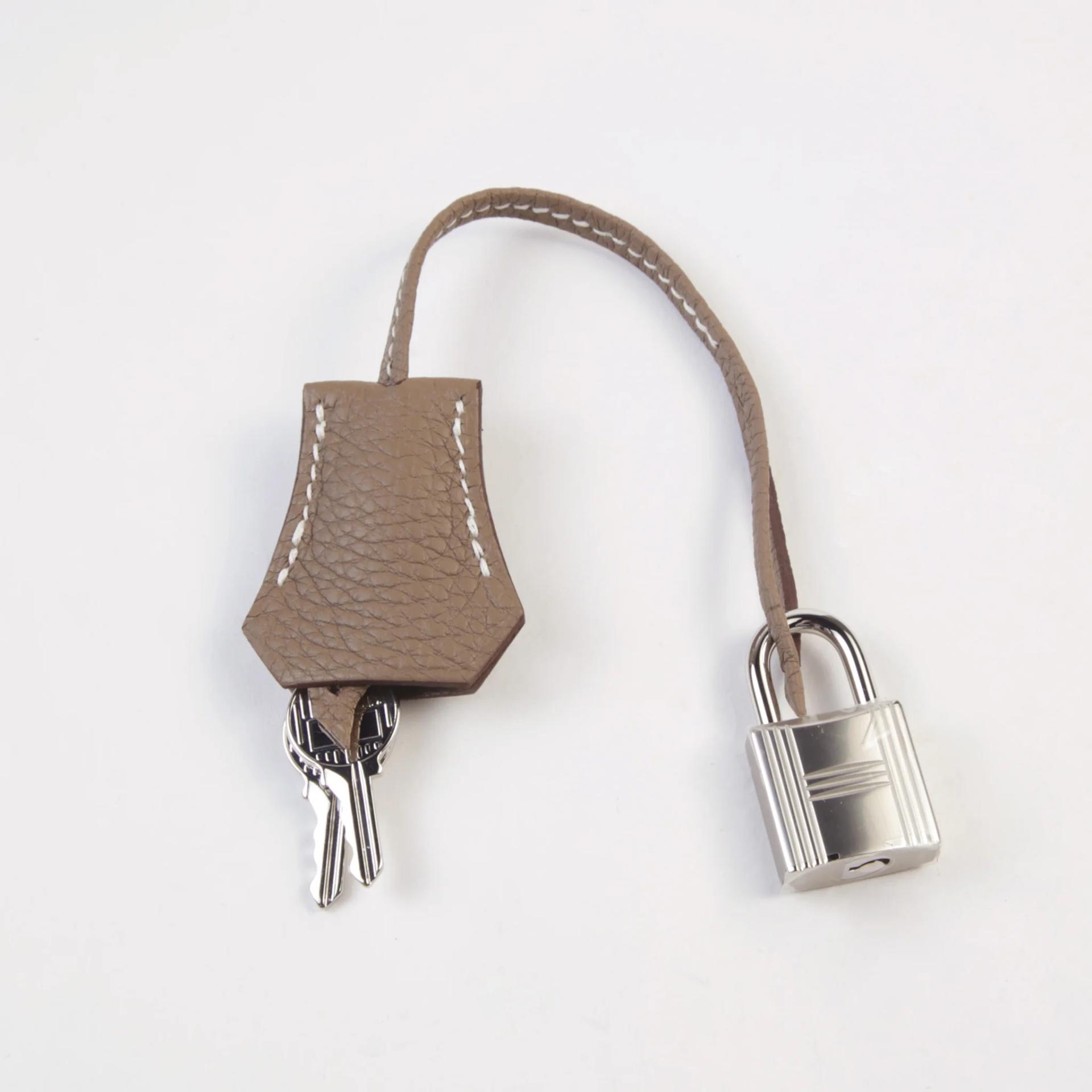 Brand New ( Rank N ) HERMÈS Birkin 25 Etoupe (18) Togo Palladium hardware G (2026) - 14