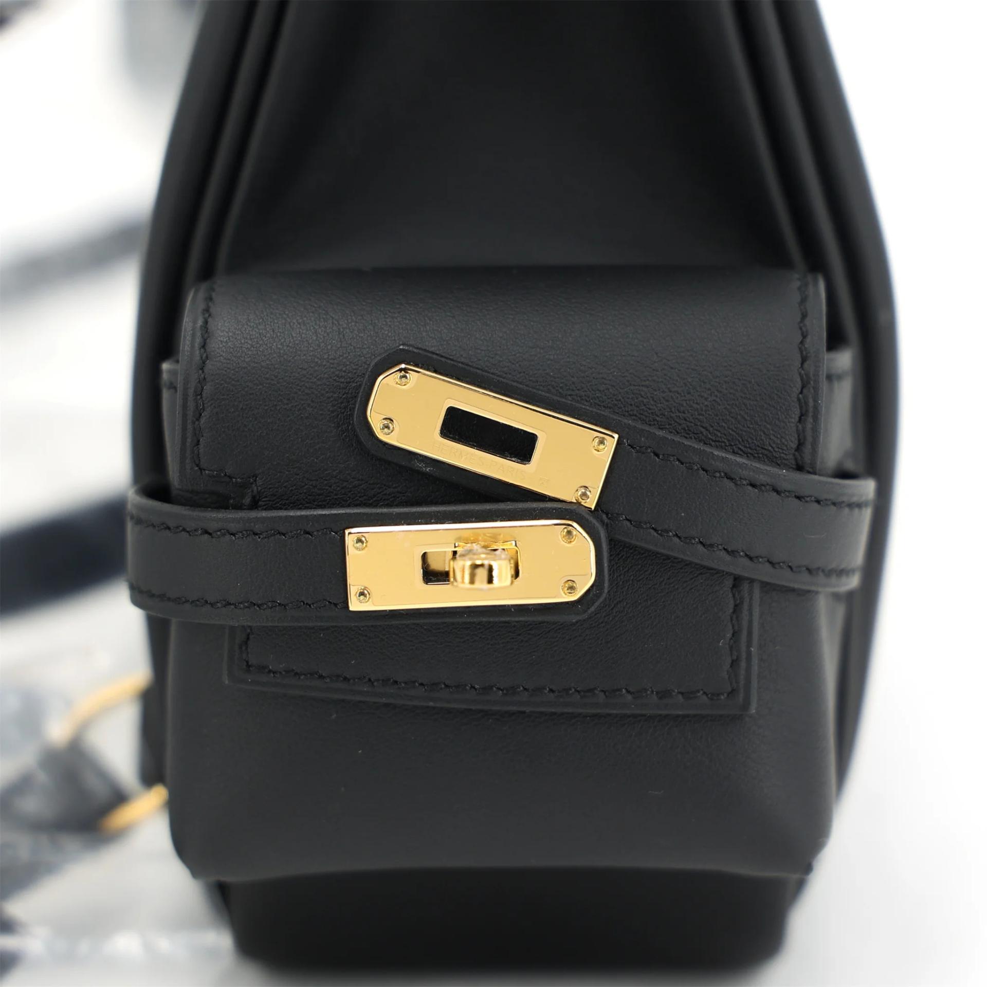 Unused ( Rank NS ) HERMÈS Kelly Jump Noir (89) Swift Gold hardware W (2024) - 14