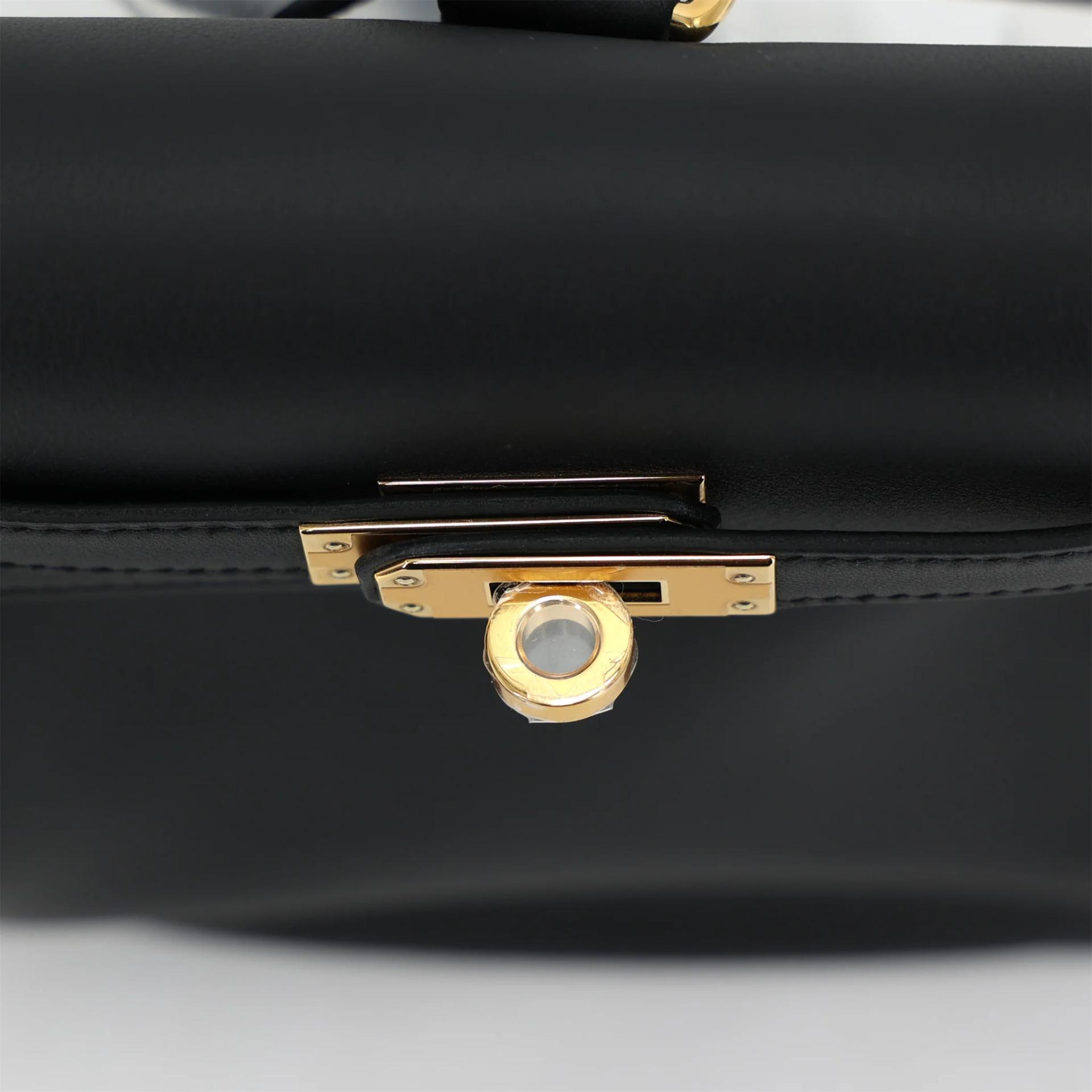 Unused ( Rank NS ) HERMÈS Kelly Jump Noir (89) Swift Gold hardware W (2024) - 9