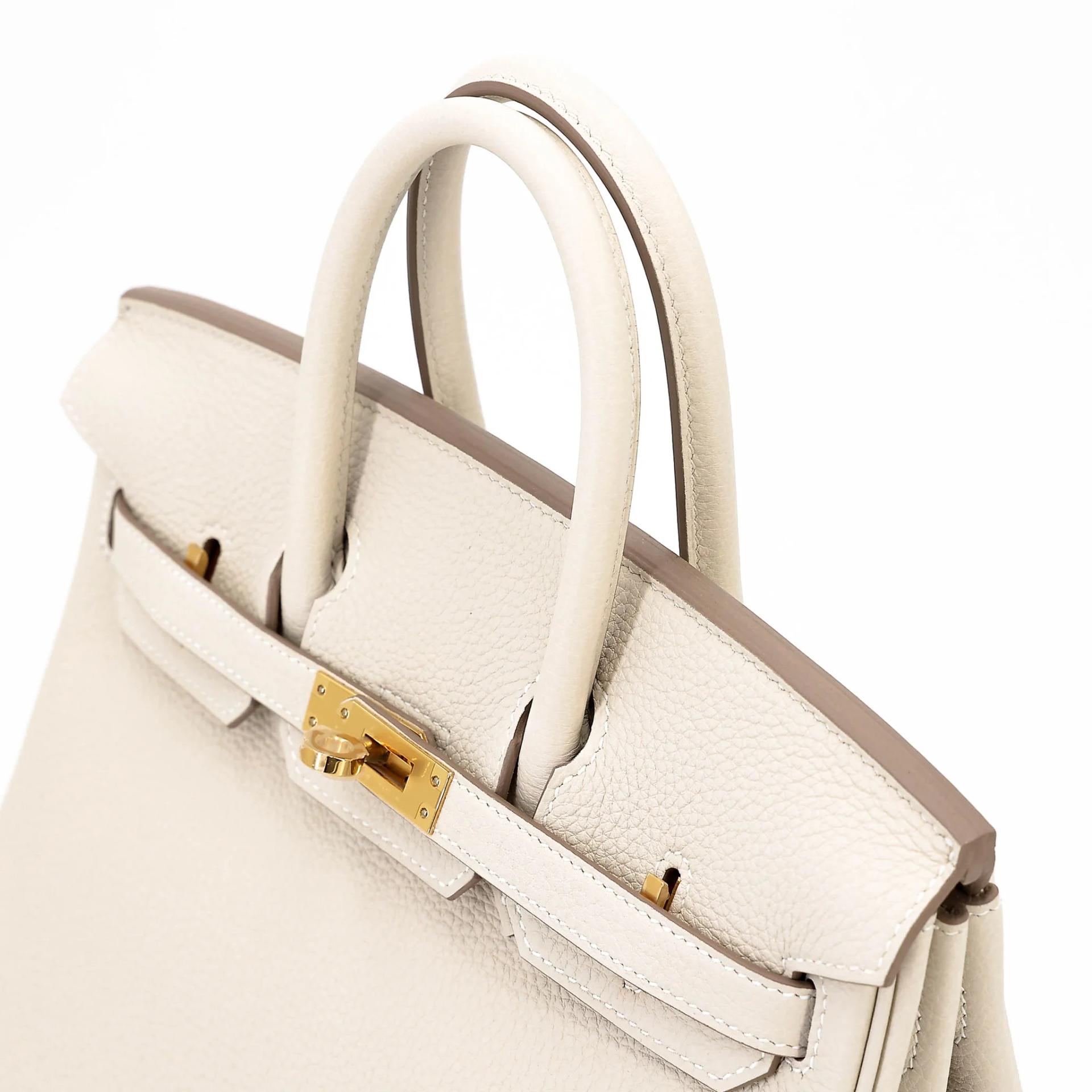 ランク N 新品 HERMÈS エルメス バーキン25 クレ (10) トゴ ゴールド金具 K刻印 (2025) - 3