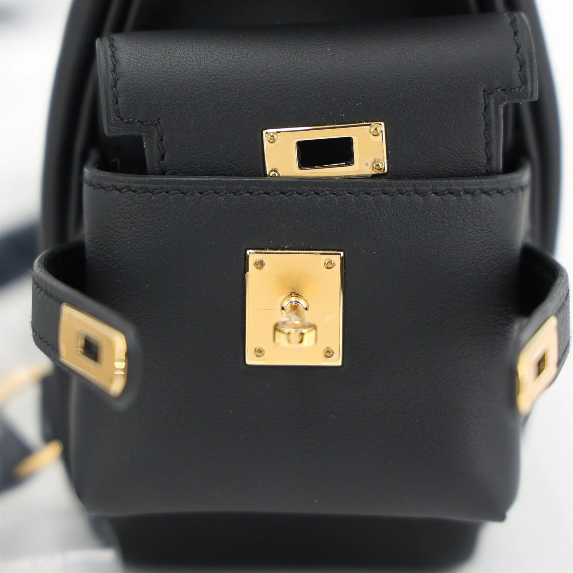 Unused ( Rank NS ) HERMÈS Kelly Jump Noir (89) Swift Gold hardware W (2024) - 16