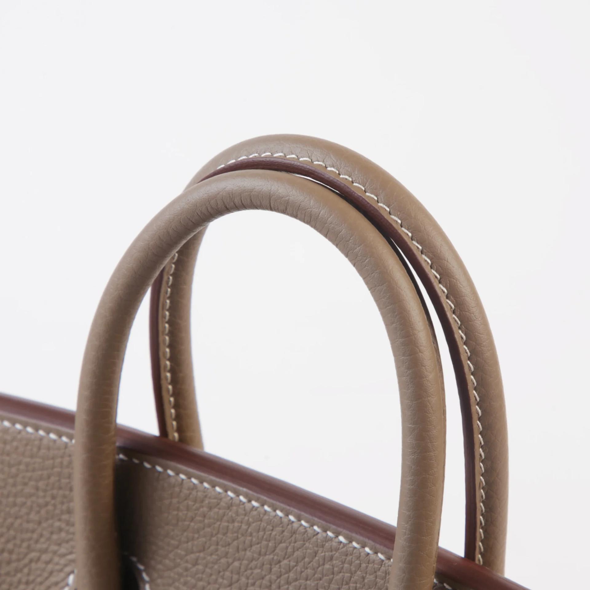 Brand New ( Rank N ) HERMÈS Birkin 25 Etoupe (18) Togo Palladium hardware G (2026) - 3
