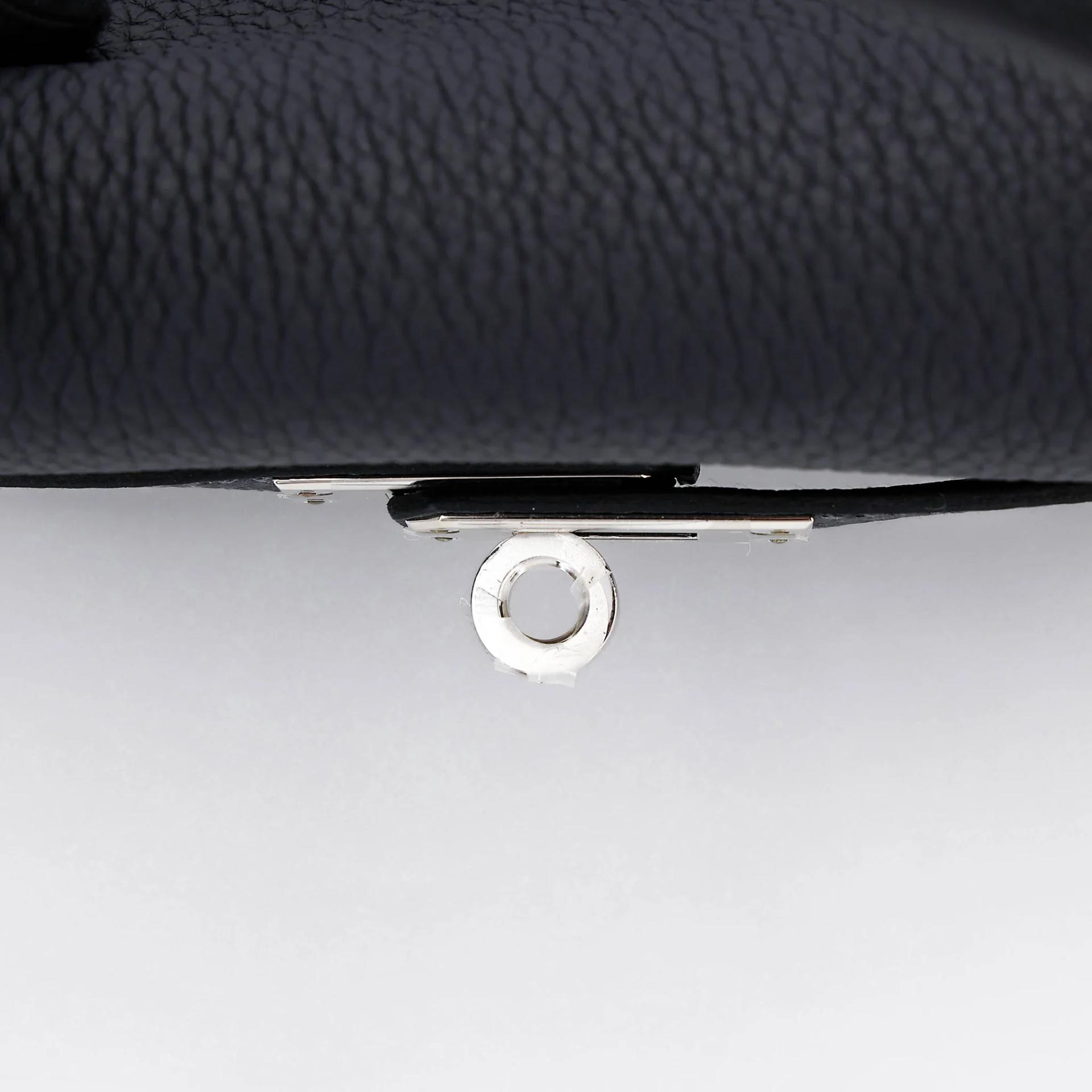 Brand New ( Rank N ) HERMÈS Kelly 25 Caban (3Y) Togo Palladium hardware W (2024) - 9