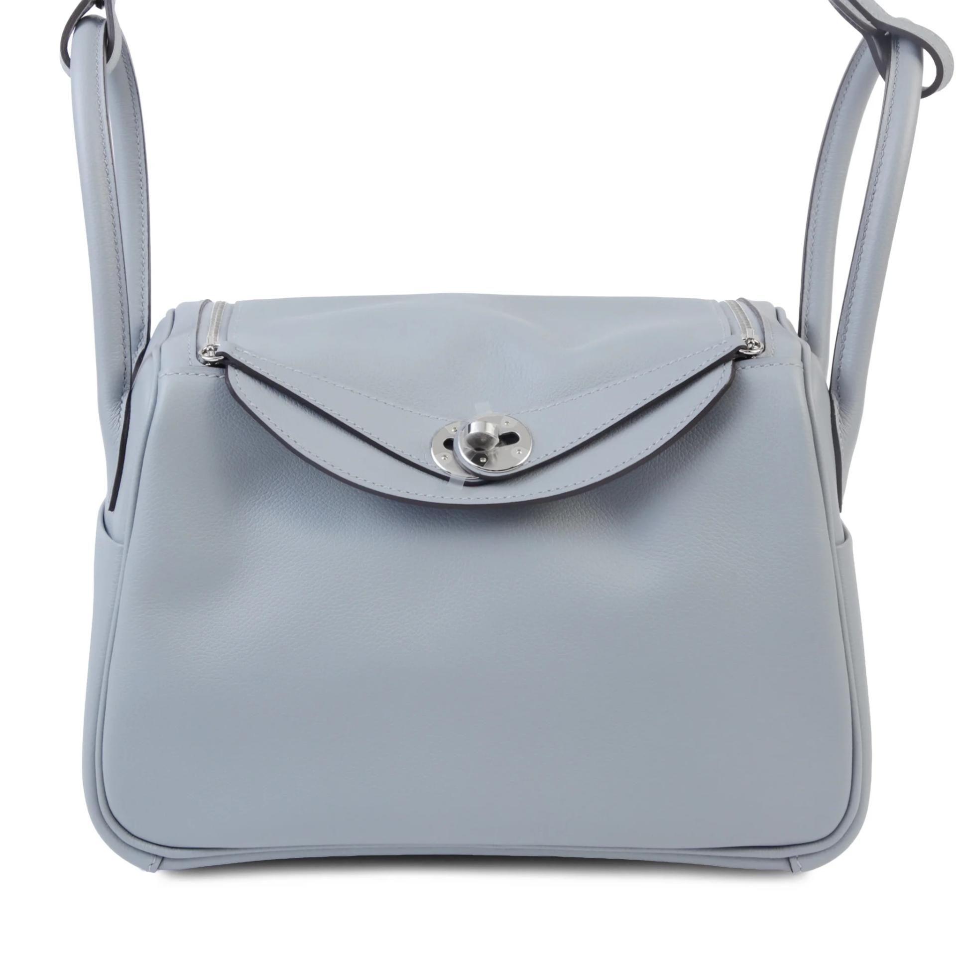 全新 HERMÈS 爱马仕 Lindy 26 P0 木偶灰 Gris Pantin Evercolor皮 银扣 G刻 2026年 - 1