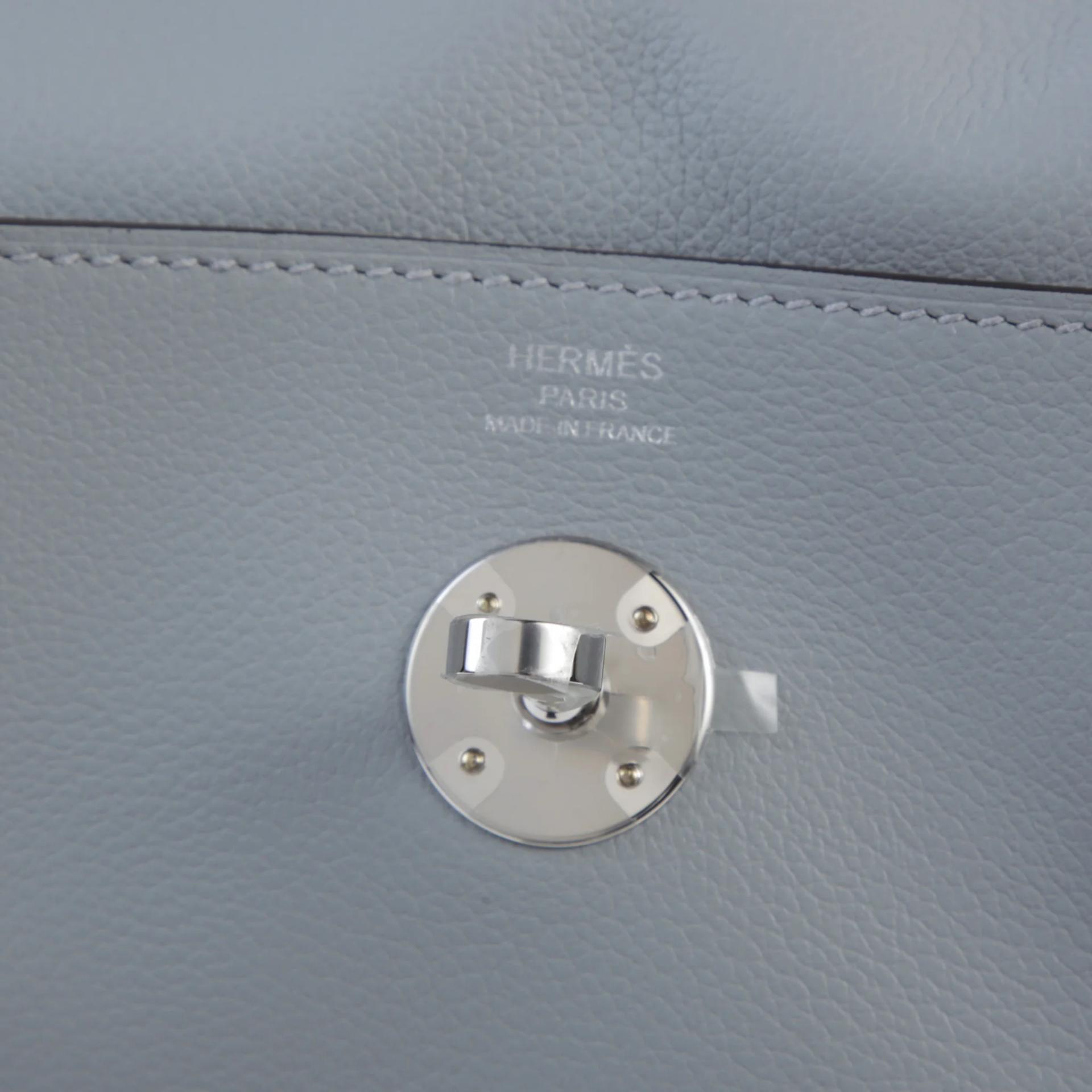 全新 HERMÈS 爱马仕 Lindy 26 P0 木偶灰 Gris Pantin Evercolor皮 银扣 G刻 2026年 - 9