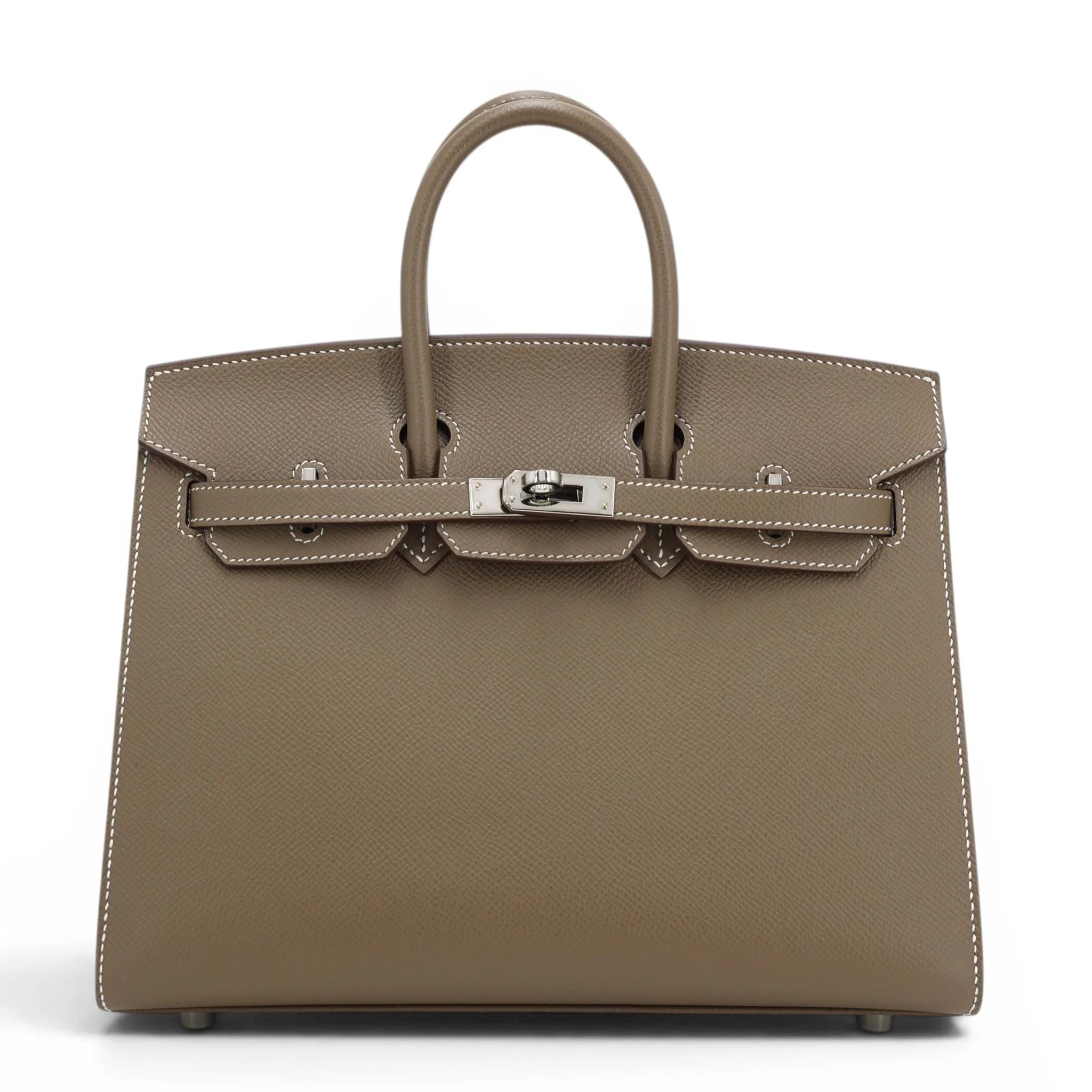 Birkin 25 Sellier Etoupe (18)