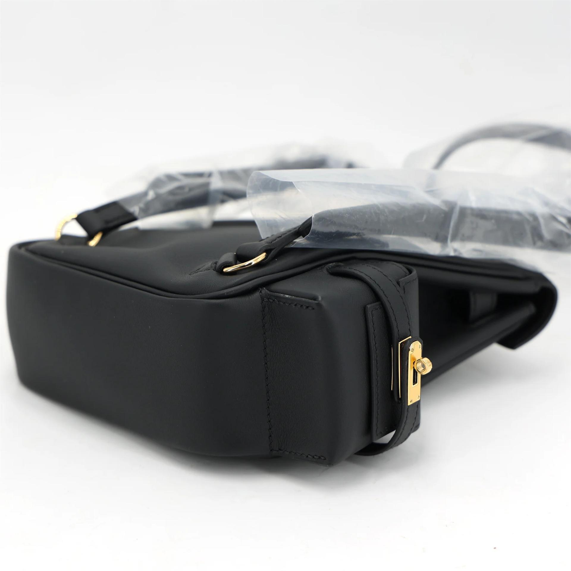 Unused ( Rank NS ) HERMÈS Kelly Jump Noir (89) Swift Gold hardware W (2024) - 6