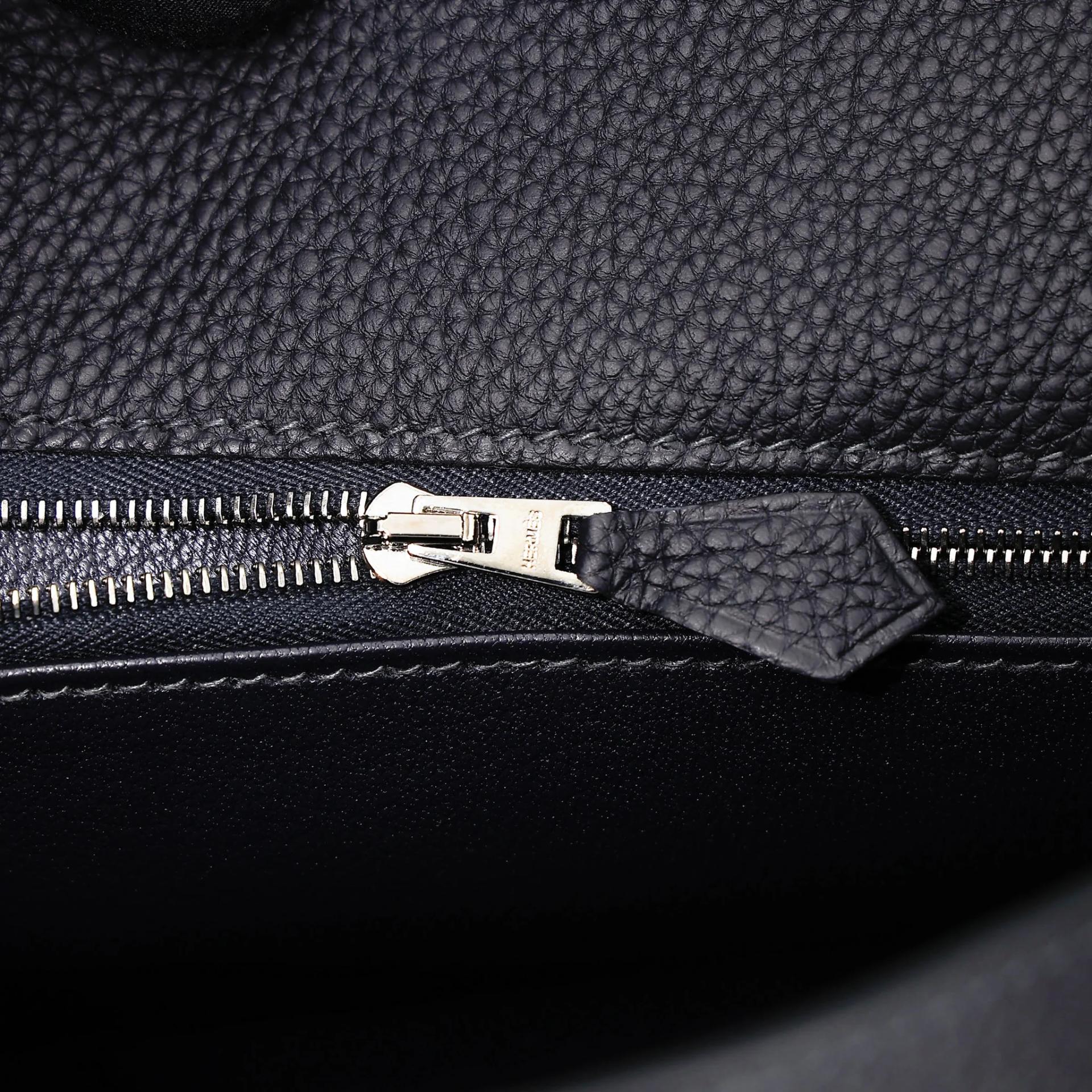 Brand New ( Rank N ) HERMÈS Kelly 25 Caban (3Y) Togo Palladium hardware W (2024) - 14