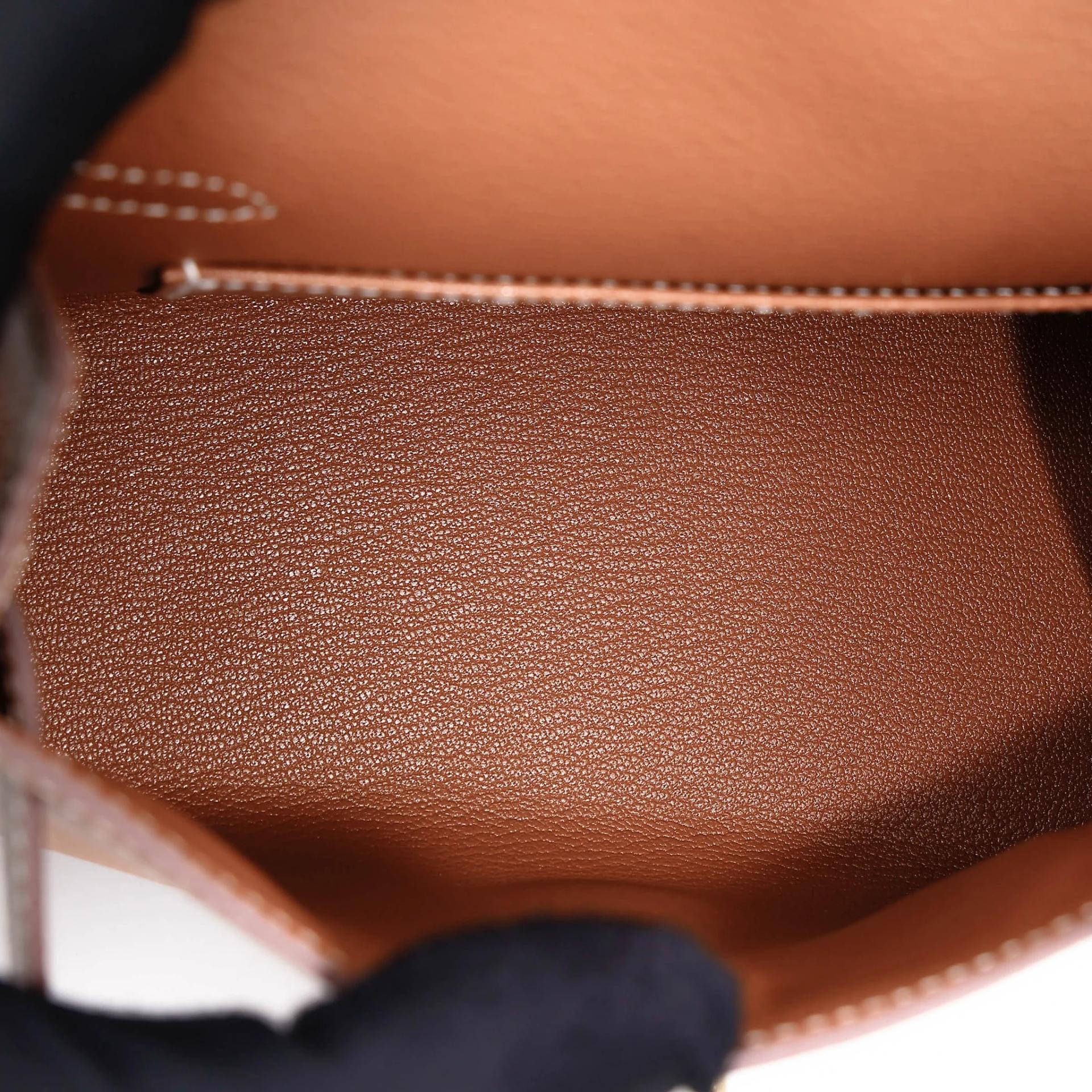 SA超美品 HERMÈS 愛馬仕 限量收藏款 Kelly 20 en Desordre 37 金棕色 Gold Epsom牛皮 金扣 B刻 2023年 - 26