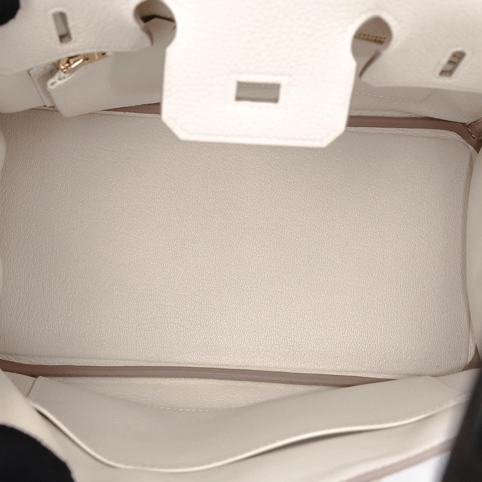 ランク N 新品 HERMÈS エルメス バーキン25 クレ (10) トゴ ゴールド金具 K刻印 (2025) - 15