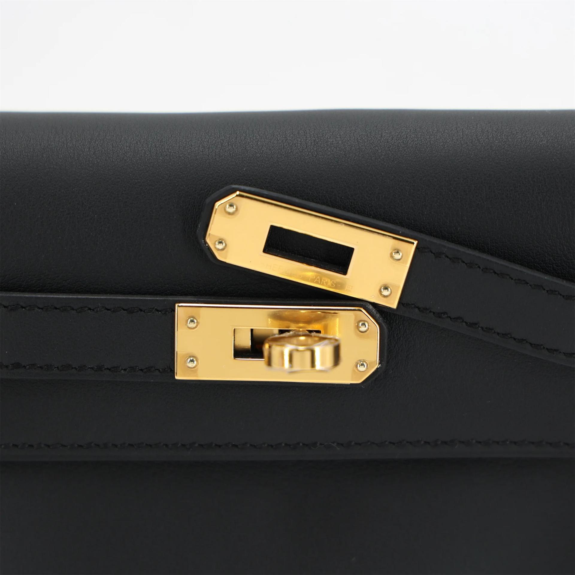 Unused ( Rank NS ) HERMÈS Kelly Jump Noir (89) Swift Gold hardware W (2024) - 8