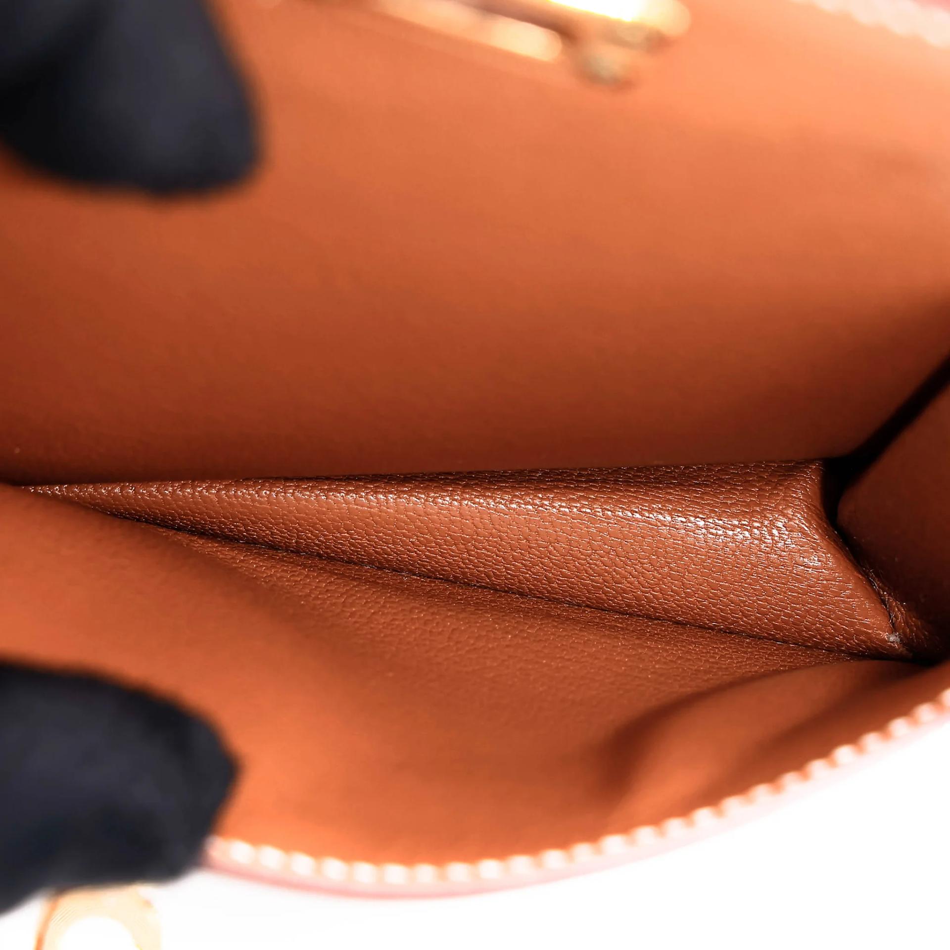 SA超美品 HERMÈS 愛馬仕 限量收藏款 Kelly 20 en Desordre 37 金棕色 Gold Epsom牛皮 金扣 B刻 2023年 - 16