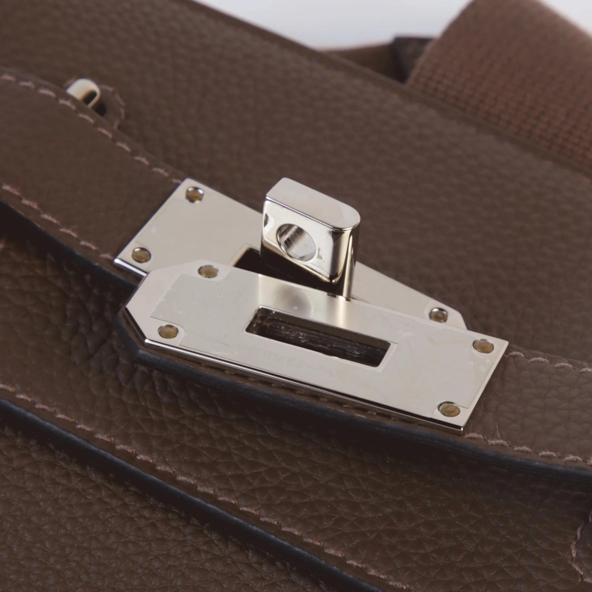 Unused ( Rank NS ) HERMÈS Hac a Dos PM Ecorce (4C) Togo Palladium hardware W (2024) - 8