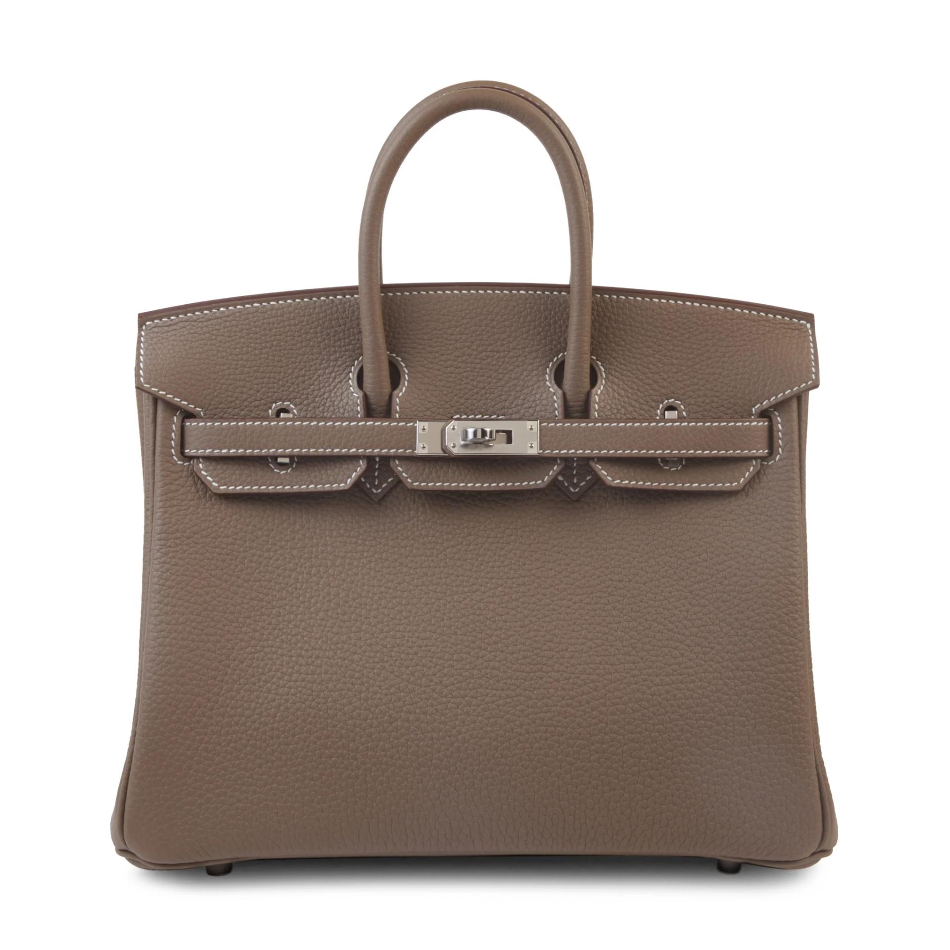 Brand New ( Rank N ) HERMÈS Birkin 25 Etoupe (18) Togo Palladium hardware G (2026) - 1