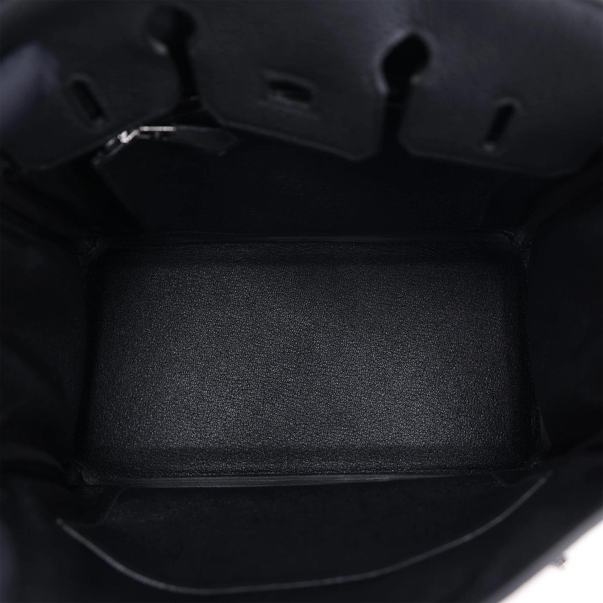 Brand New ( Rank N ) HERMÈS Birkin 25 Noir (89) Togo Palladium hardware G (2026) - 11
