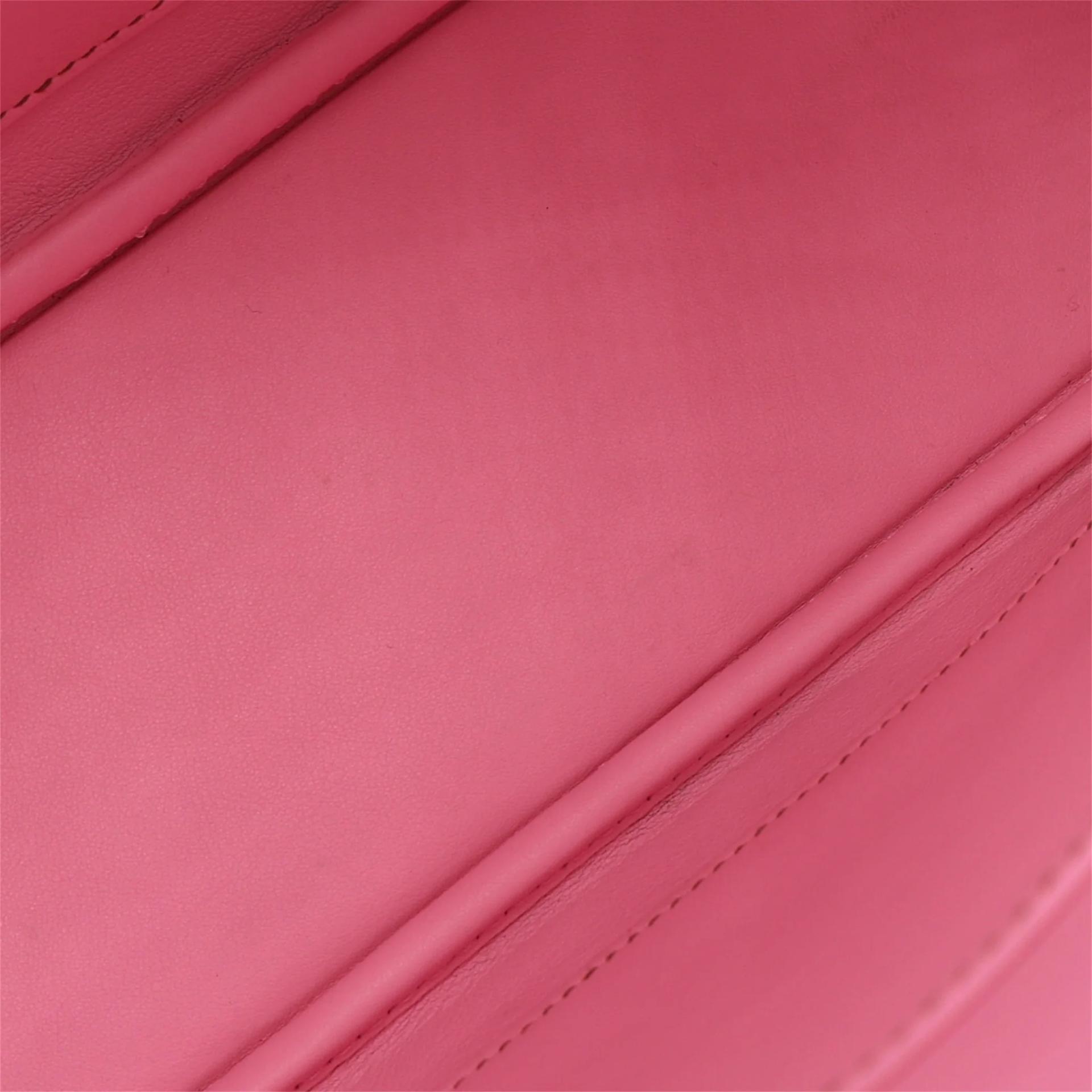 Excellent ( Rank SA ) HERMÈS Bolide 25 Pink (5P) Epsom Palladium hardware Z (2021) - 11