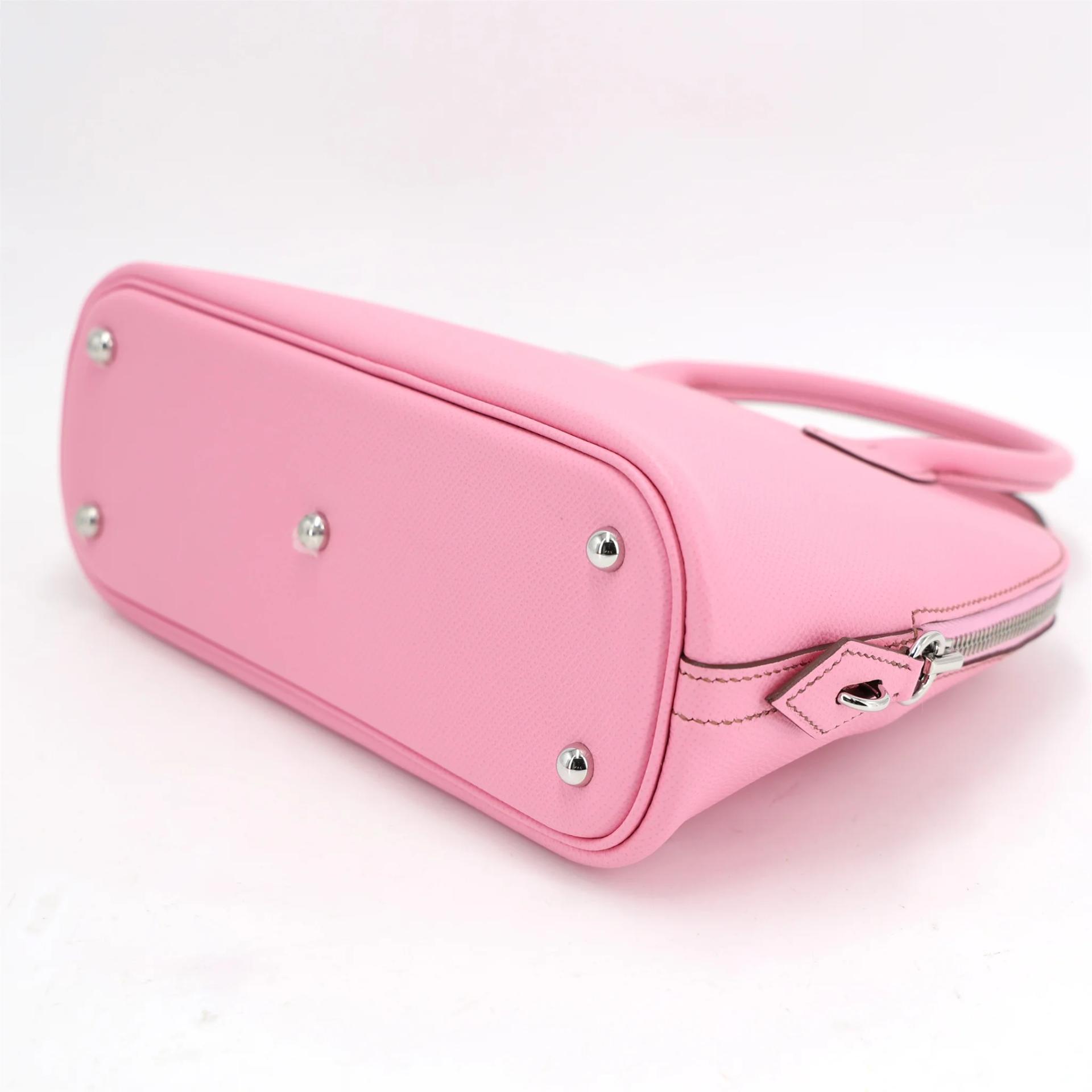 Excellent ( Rank SA ) HERMÈS Bolide 25 Pink (5P) Epsom Palladium hardware Z (2021) - 7