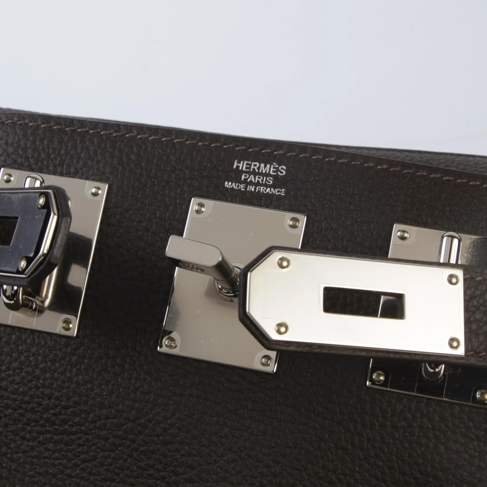 Unused ( Rank NS ) HERMÈS Hac a Dos PM Bai Brun（T3） Togo Palladium hardware K (2025) - 9