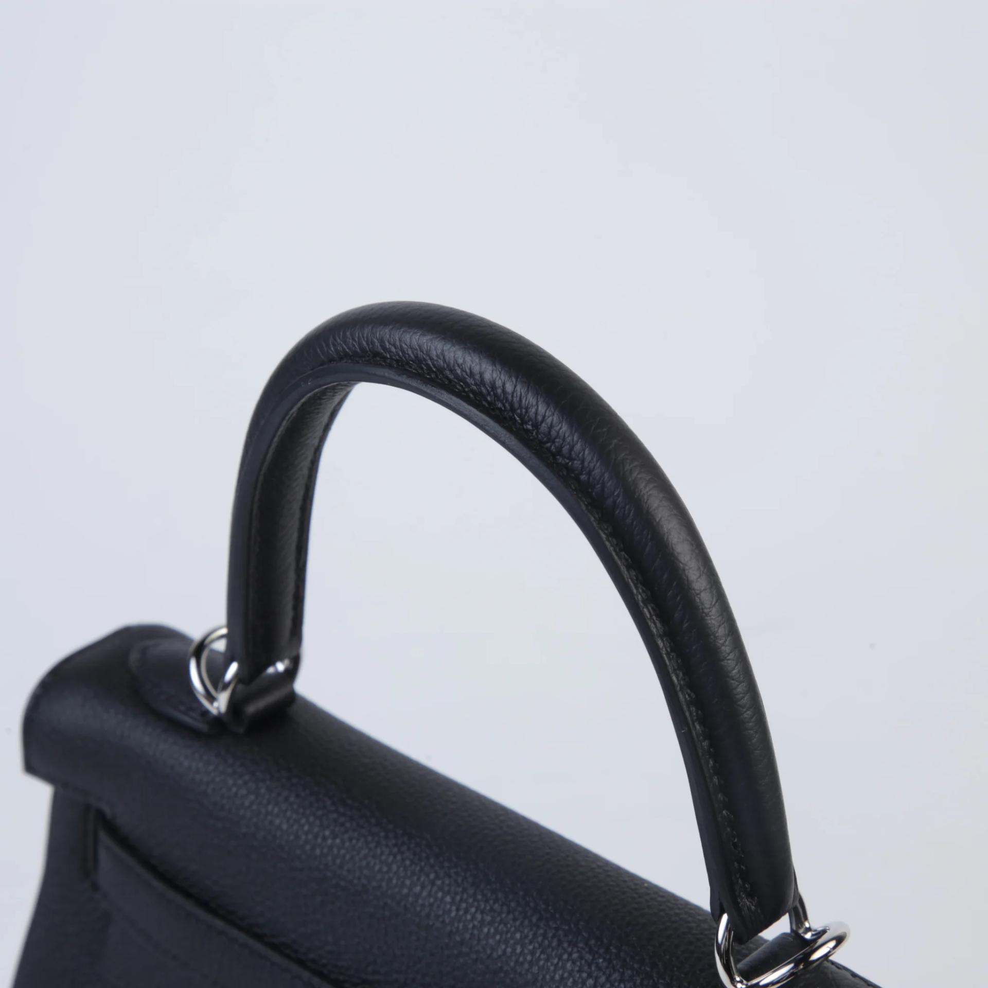 Brand New ( Rank N ) HERMÈS Kelly 25 Noir (89) Togo Palladium hardware G (2026) - 3