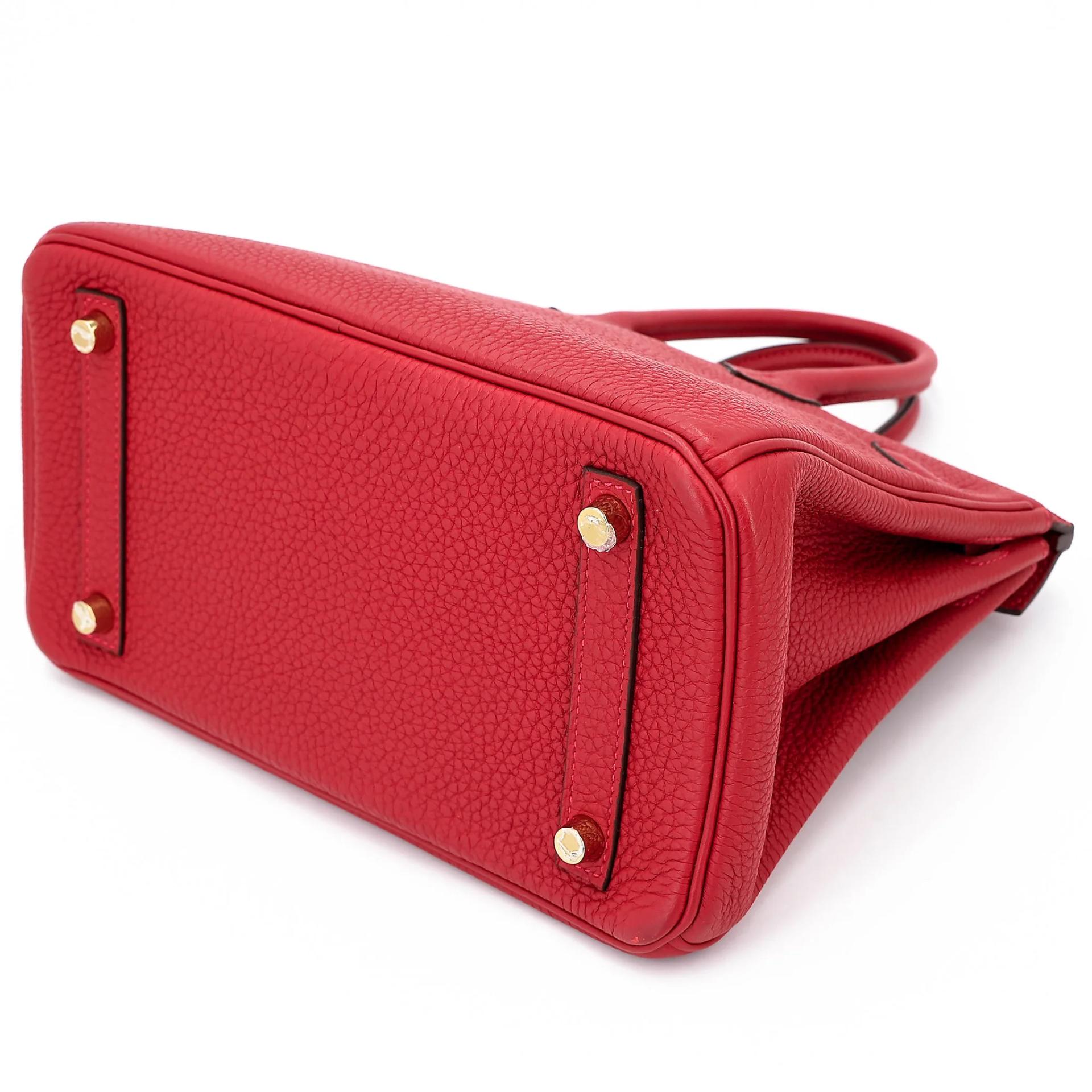 ランク A HERMÈS エルメス バーキン25 ルージュヴィフ (53) トゴ ゴールド金具 C刻印 (2018) - 8