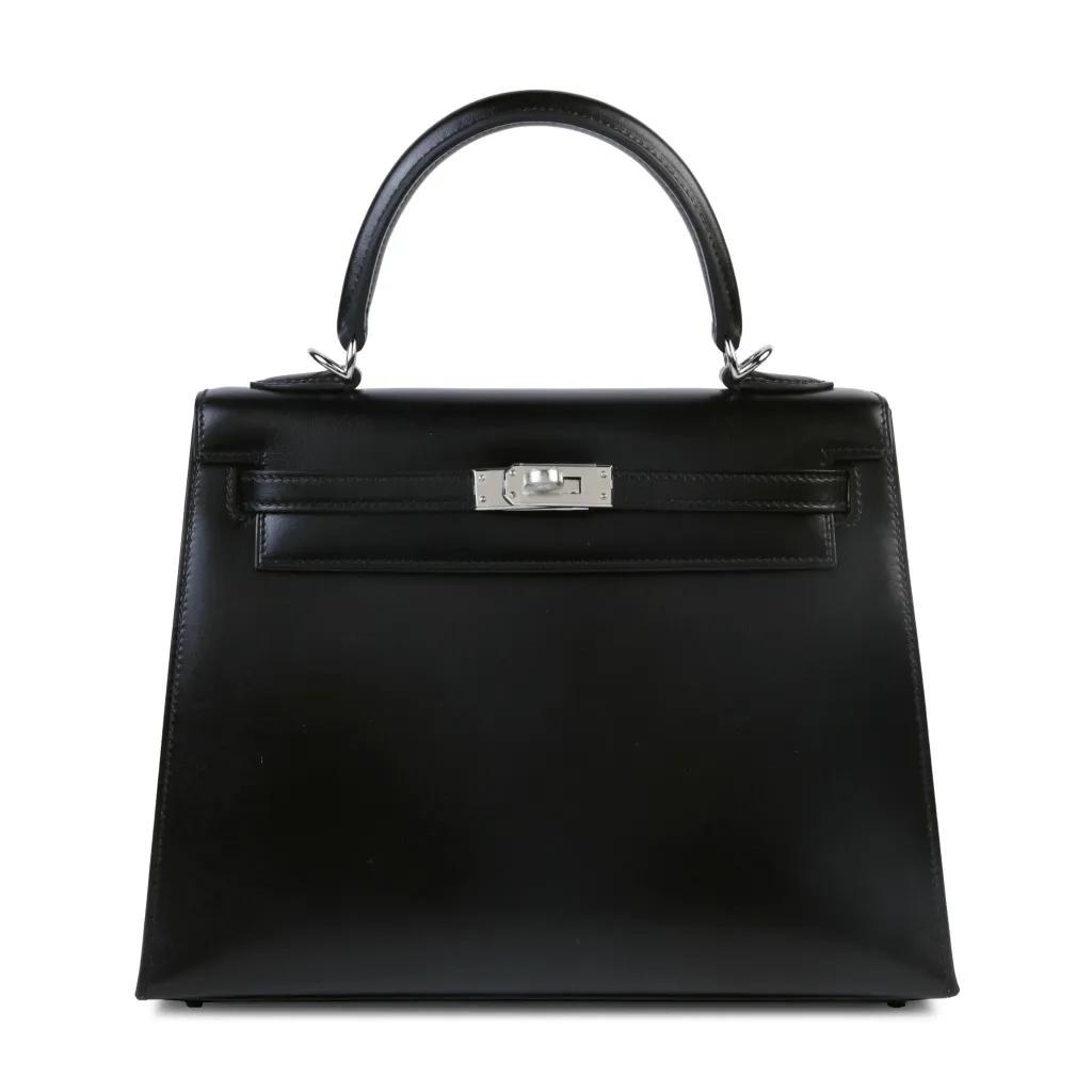Kelly 25 Sellier Noir (89)