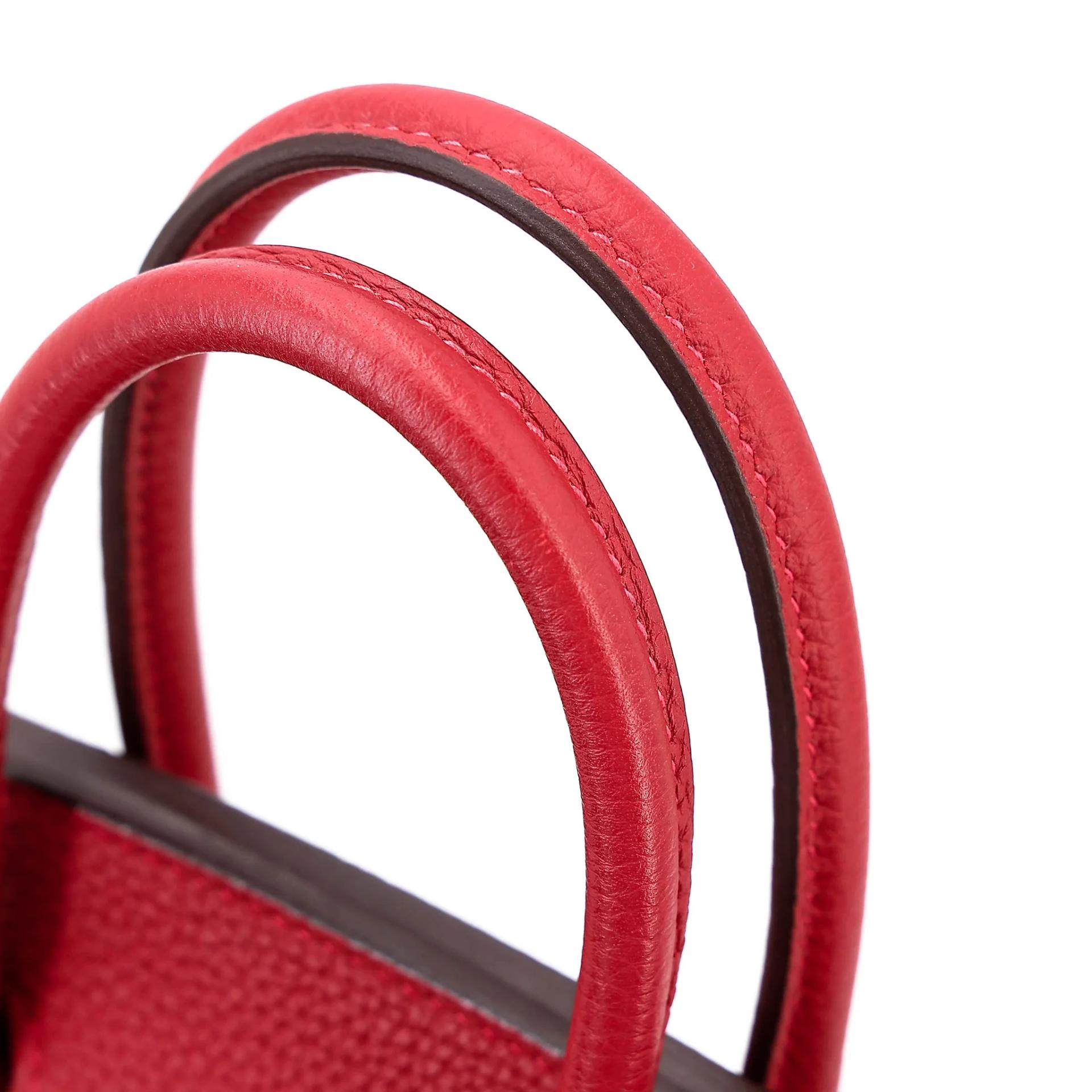 ランク A HERMÈS エルメス バーキン25 ルージュヴィフ (53) トゴ ゴールド金具 C刻印 (2018) - 4