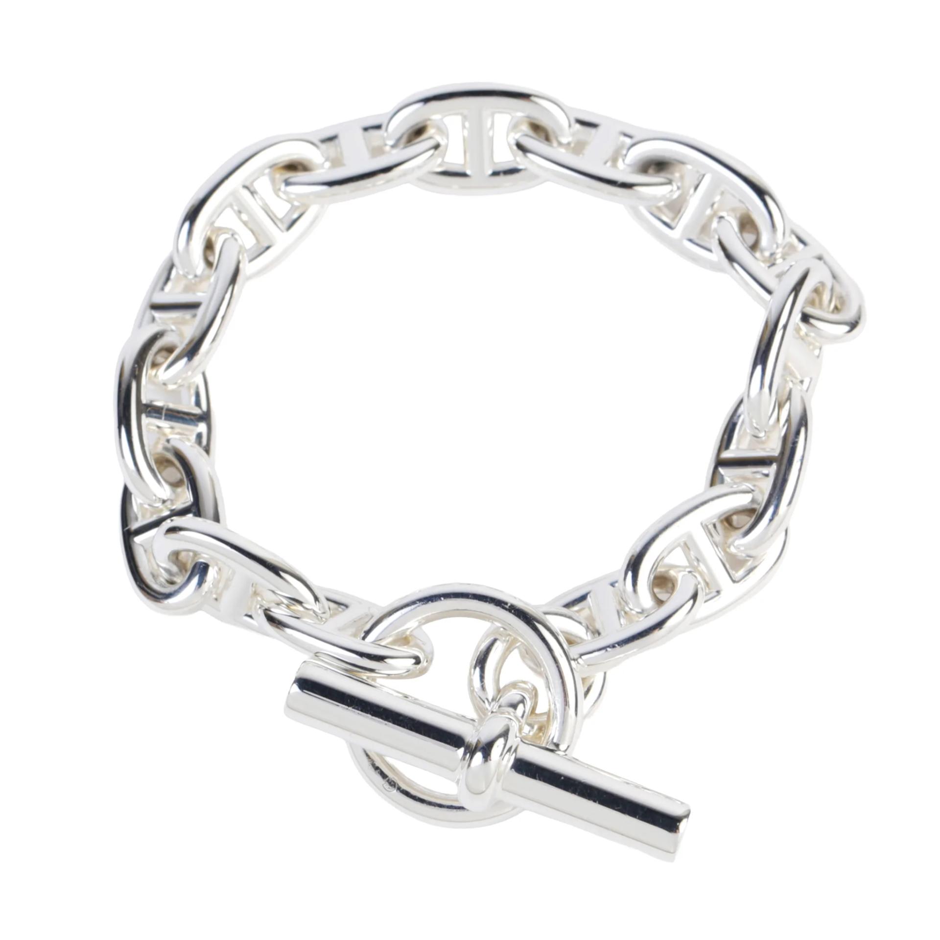 Unused ( Rank NS ) HERMÈS Chaine d'Ancre Bracelet MM Silver Silver 925 - 1