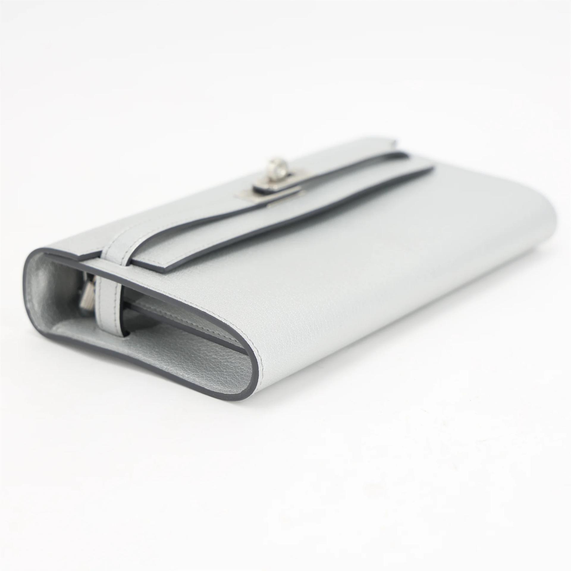 Brand New ( Rank N ) HERMÈS Kelly To Go Wallet Argent (05) Chamkilight Palladium hardware K (2025) - 4