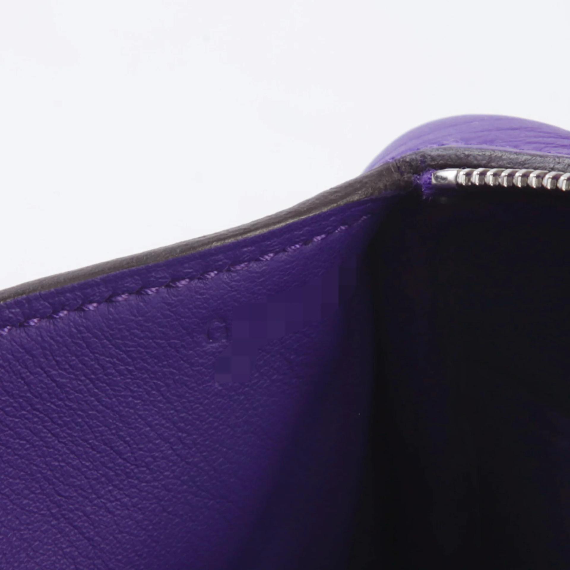 Brand New ( Rank N ) HERMÈS Mini Lindy II Purple (X3) Clemence Palladium hardware G (2026) - 11
