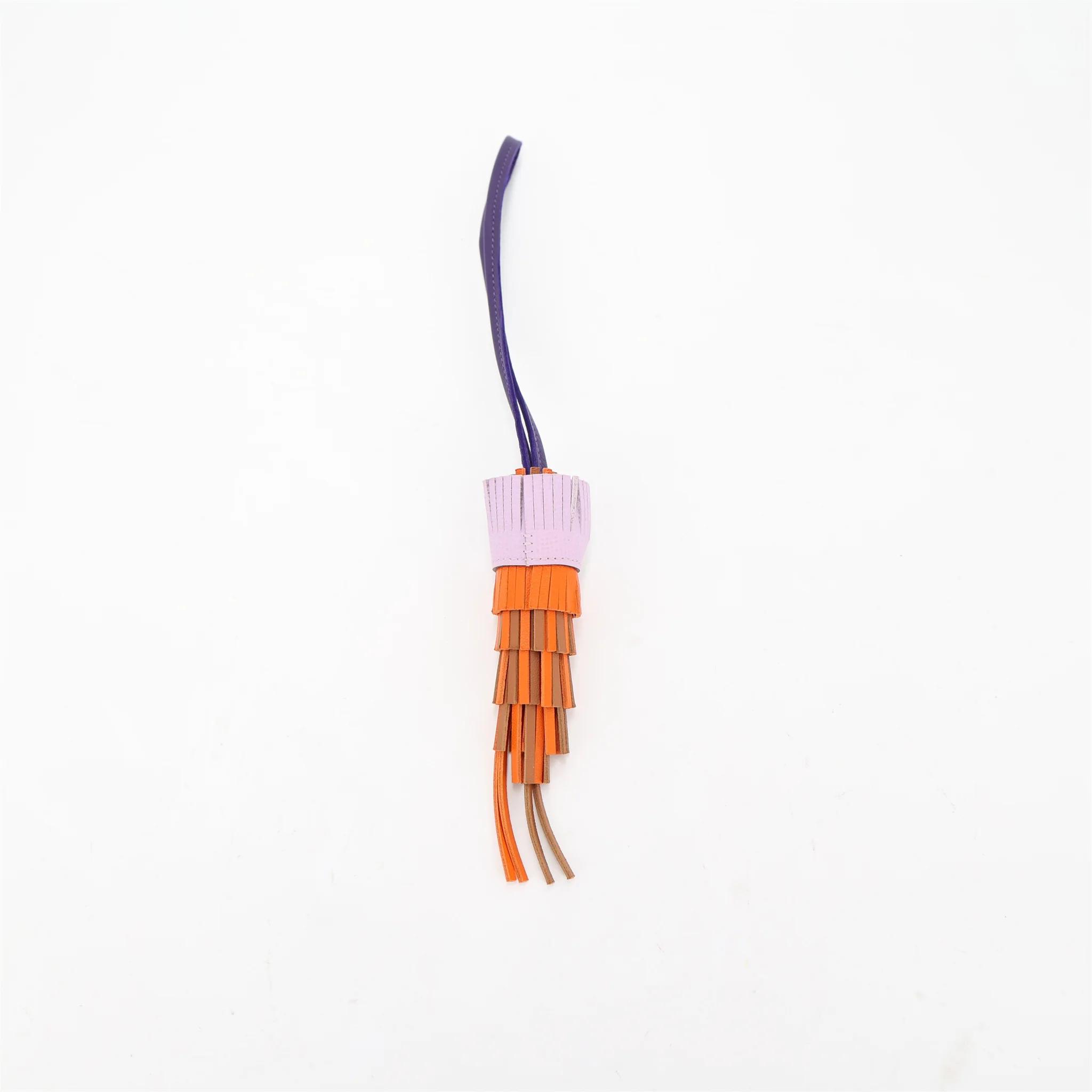 Brand New ( Rank N ) HERMÈS Chouette charm Feu (9J) Gold (37) Purple (X3) Guimauve (X0) Agneau Milo Swift G (2026) - 5