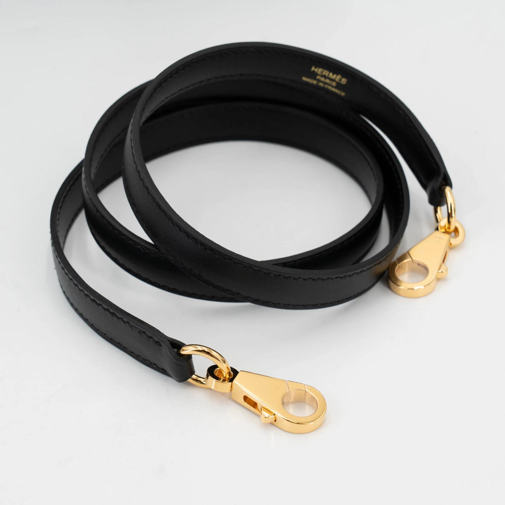 Brand New ( Rank N ) HERMÈS Kelly 25 Sellier Noir (89) Tadelakt Gold hardware G (2026) - 16