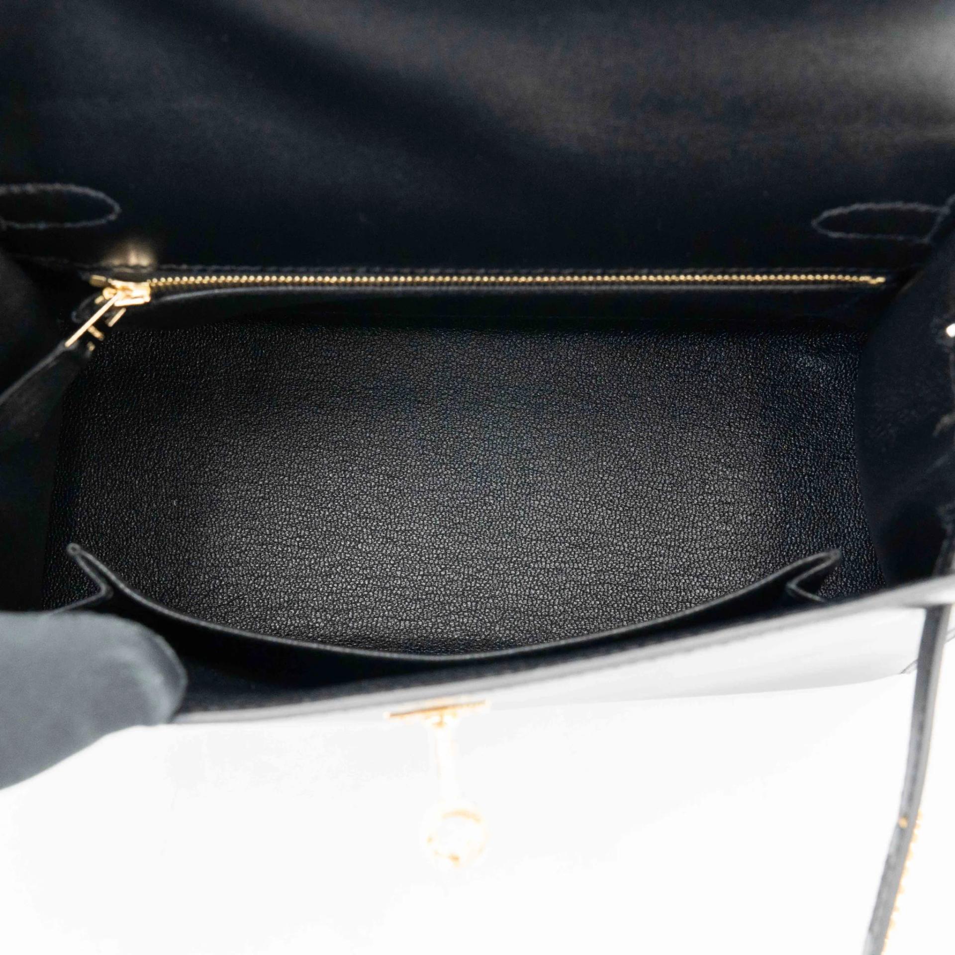 Brand New ( Rank N ) HERMÈS Kelly 25 Sellier Noir (89) Tadelakt Gold hardware G (2026) - 13