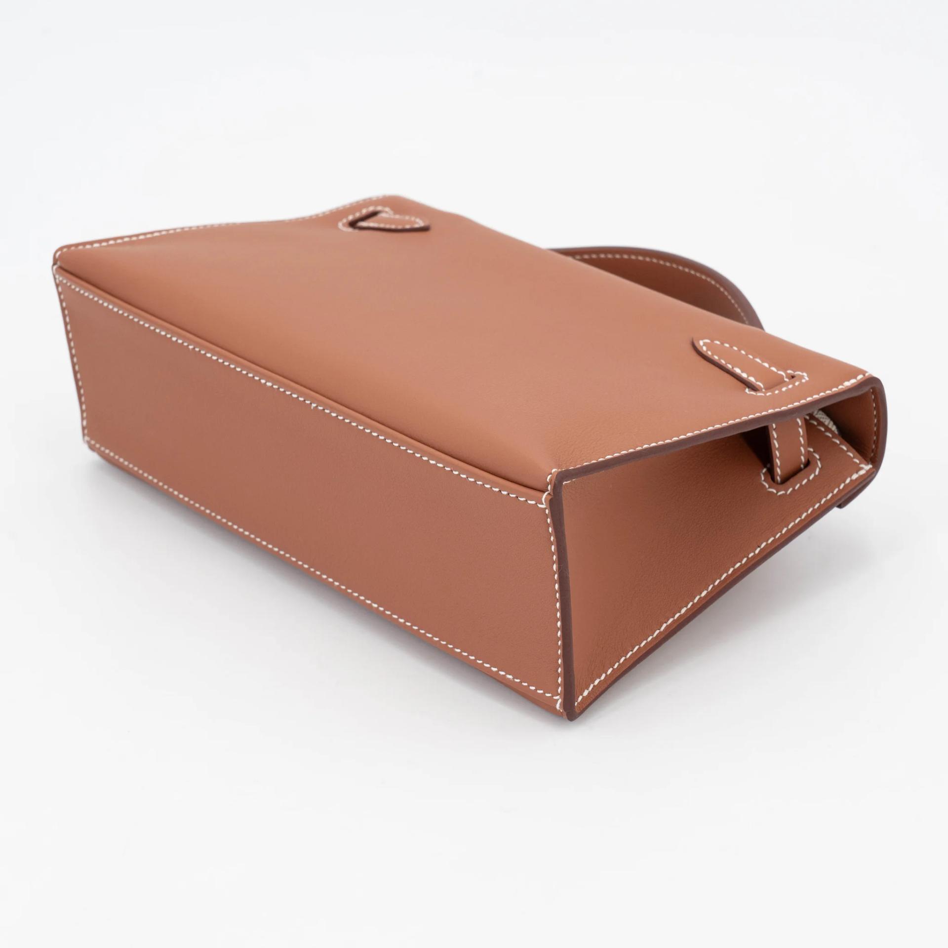 ランク N 新品 HERMÈS エルメス ポシェットケリー ゴールド (37) スイフト ゴールド金具 K刻印 (2025) - 6