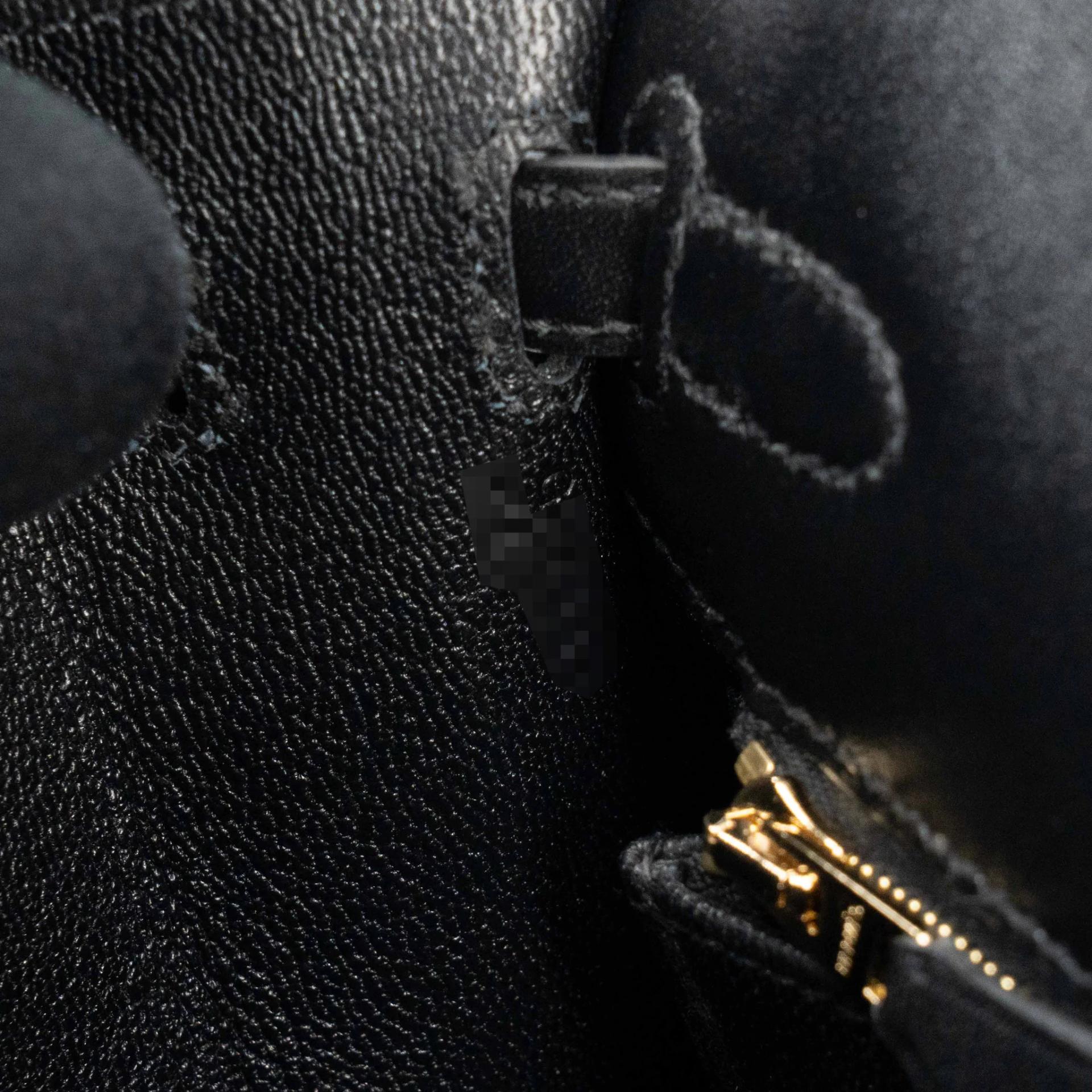 Brand New ( Rank N ) HERMÈS Kelly 25 Sellier Noir (89) Tadelakt Gold hardware G (2026) - 14