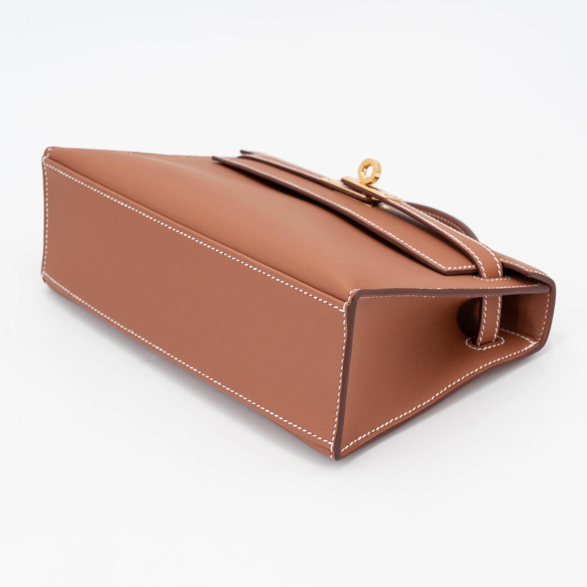ランク N 新品 HERMÈS エルメス ポシェットケリー ゴールド (37) スイフト ゴールド金具 K刻印 (2025) - 5