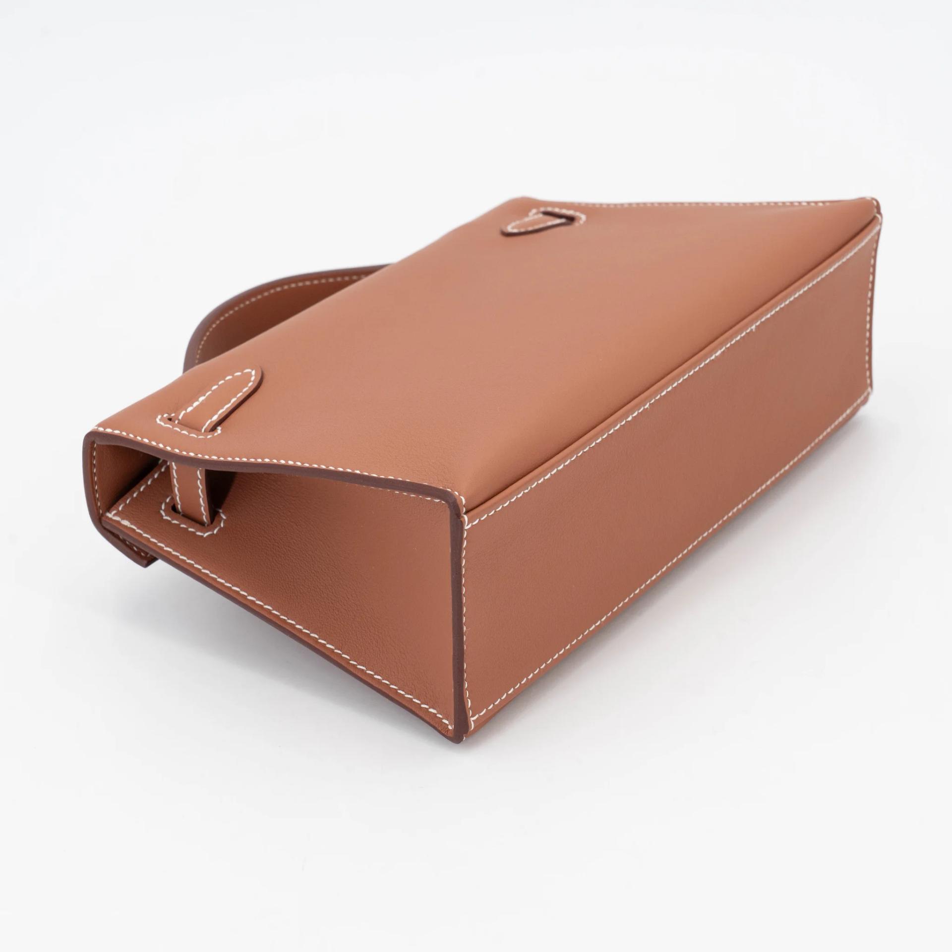 ランク N 新品 HERMÈS エルメス ポシェットケリー ゴールド (37) スイフト ゴールド金具 K刻印 (2025) - 7