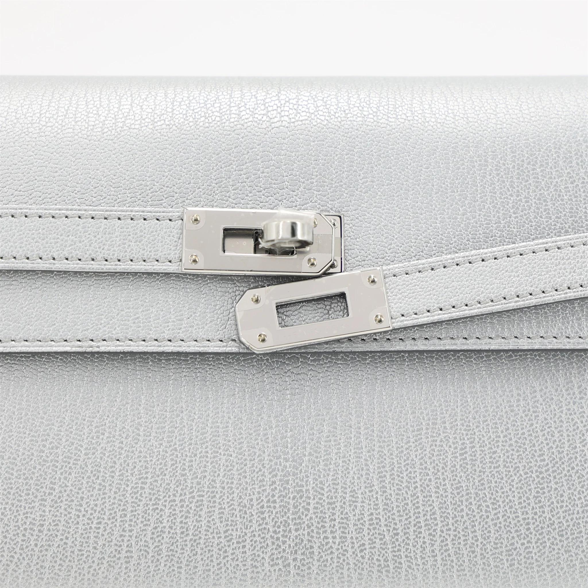 ランク N 新品 HERMÈS エルメス ケリートゥーゴー アルジャン (05) シャムキライトト シルバー金具 K刻印 (2025) - 8