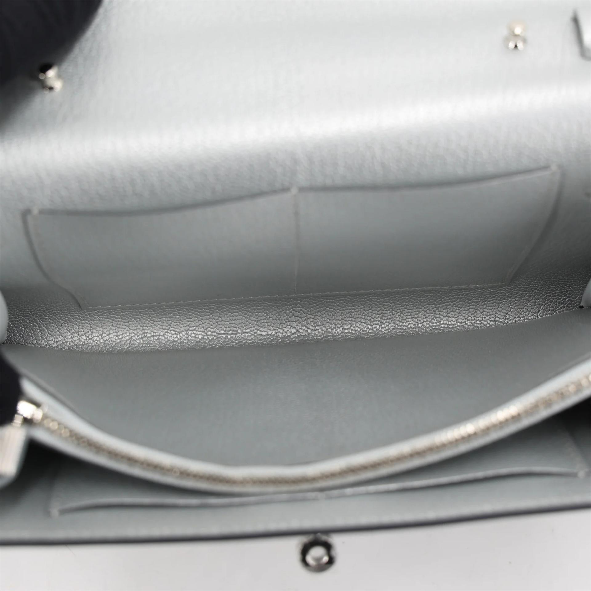 Brand New ( Rank N ) HERMÈS Kelly To Go Wallet Argent (05) Chamkilight Palladium hardware K (2025) - 11