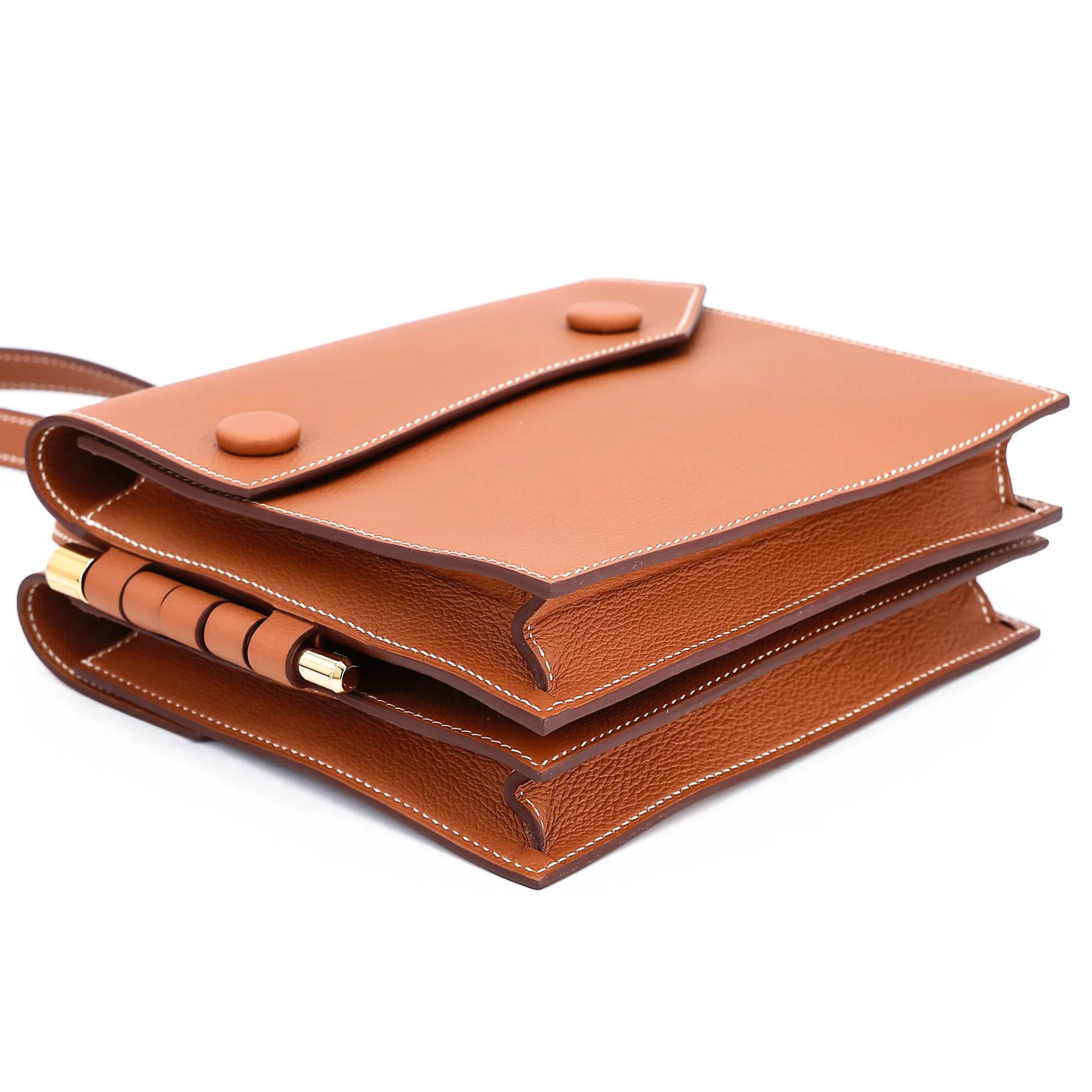 ランク NS 未使用品 HERMÈS エルメス ツインズ ショルダーバッグ ゴールド (37) エバーカラー ゴールド金具 D刻印 (2019) - 5