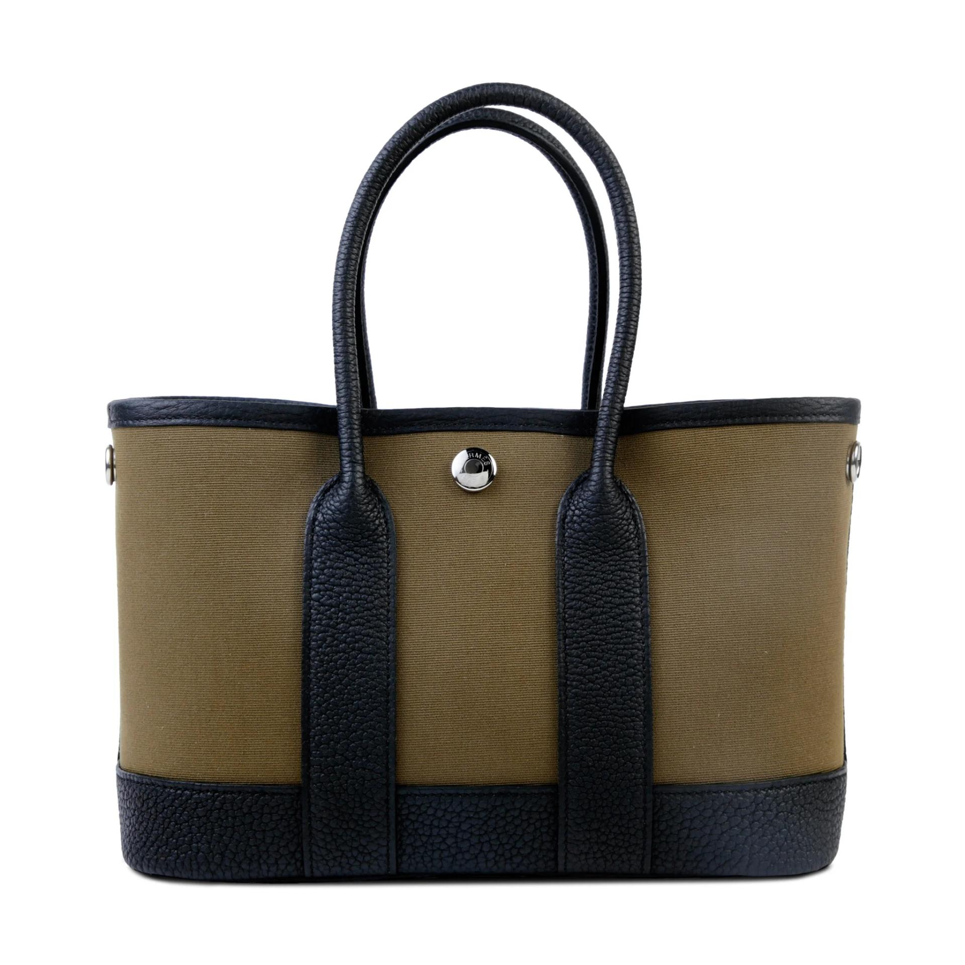 ランク N 新品 HERMÈS エルメス ネオガーデンパーティ オリーブグリーン (61) トワルアッシュ ネゴンダ シルバー金具 G刻印 (2026) - 2