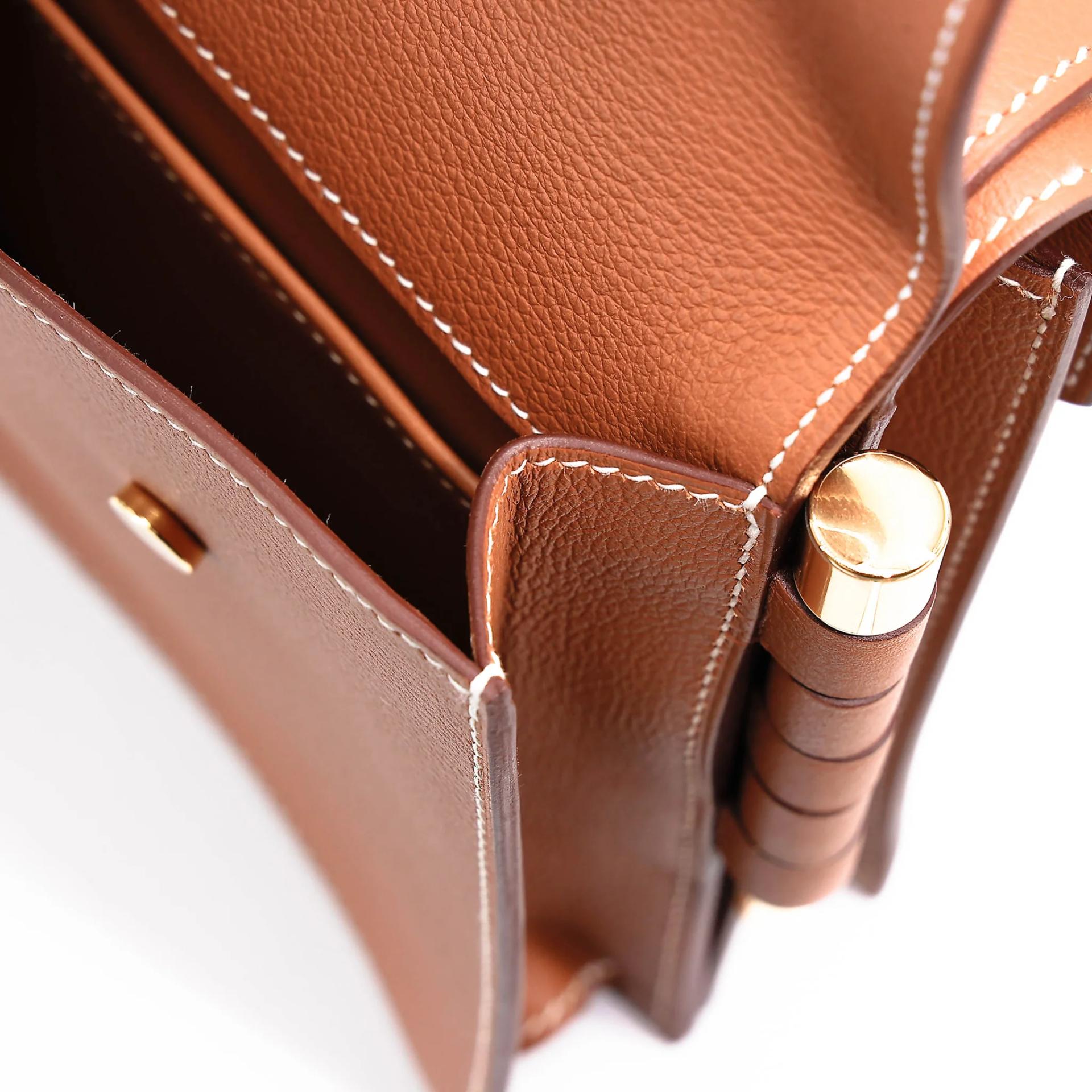 ランク NS 未使用品 HERMÈS エルメス ツインズ ショルダーバッグ ゴールド (37) エバーカラー ゴールド金具 D刻印 (2019) - 21